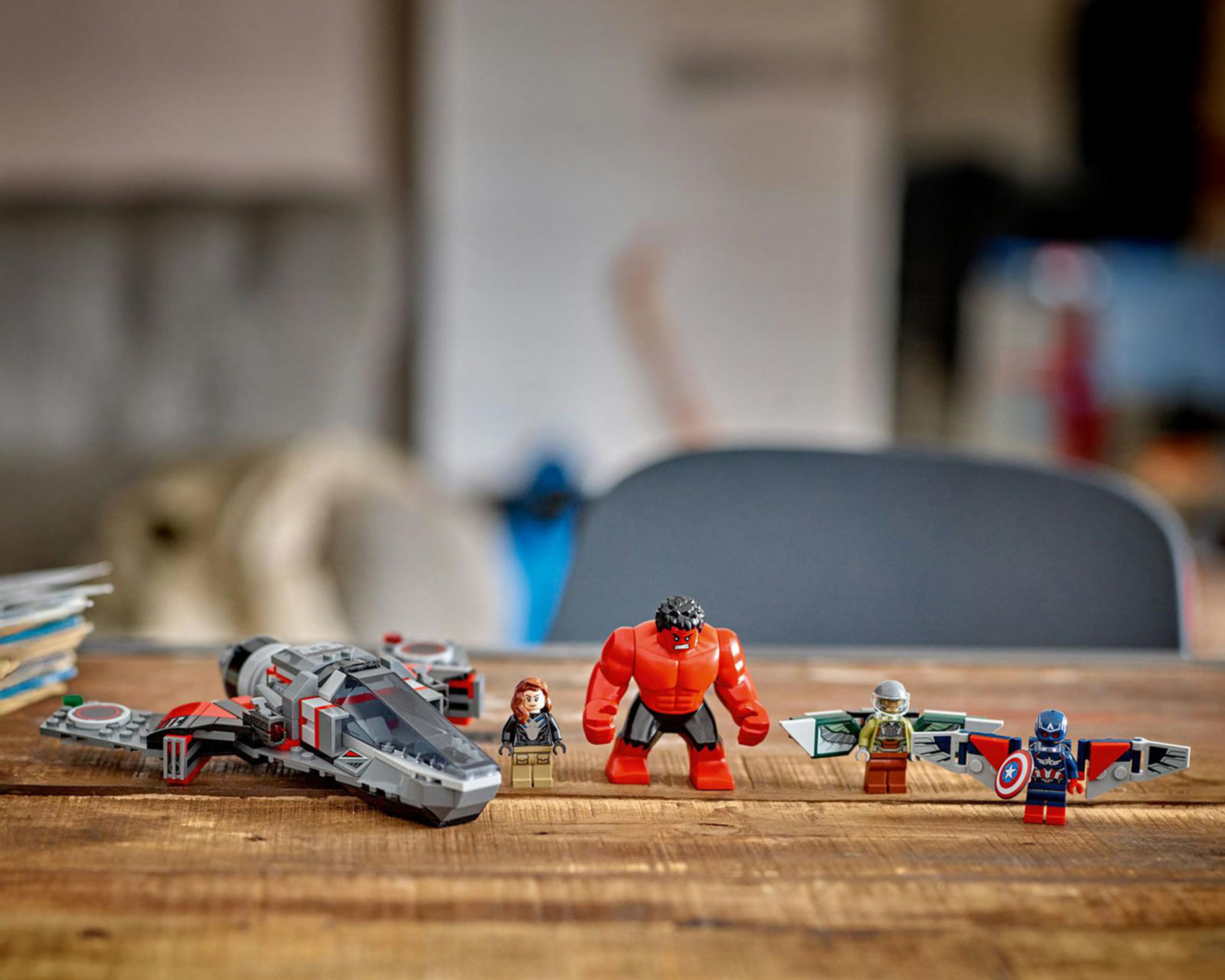 Foto 7 pulgar | LEGO Marvel: Batalla entre el Capitán América y Hulk