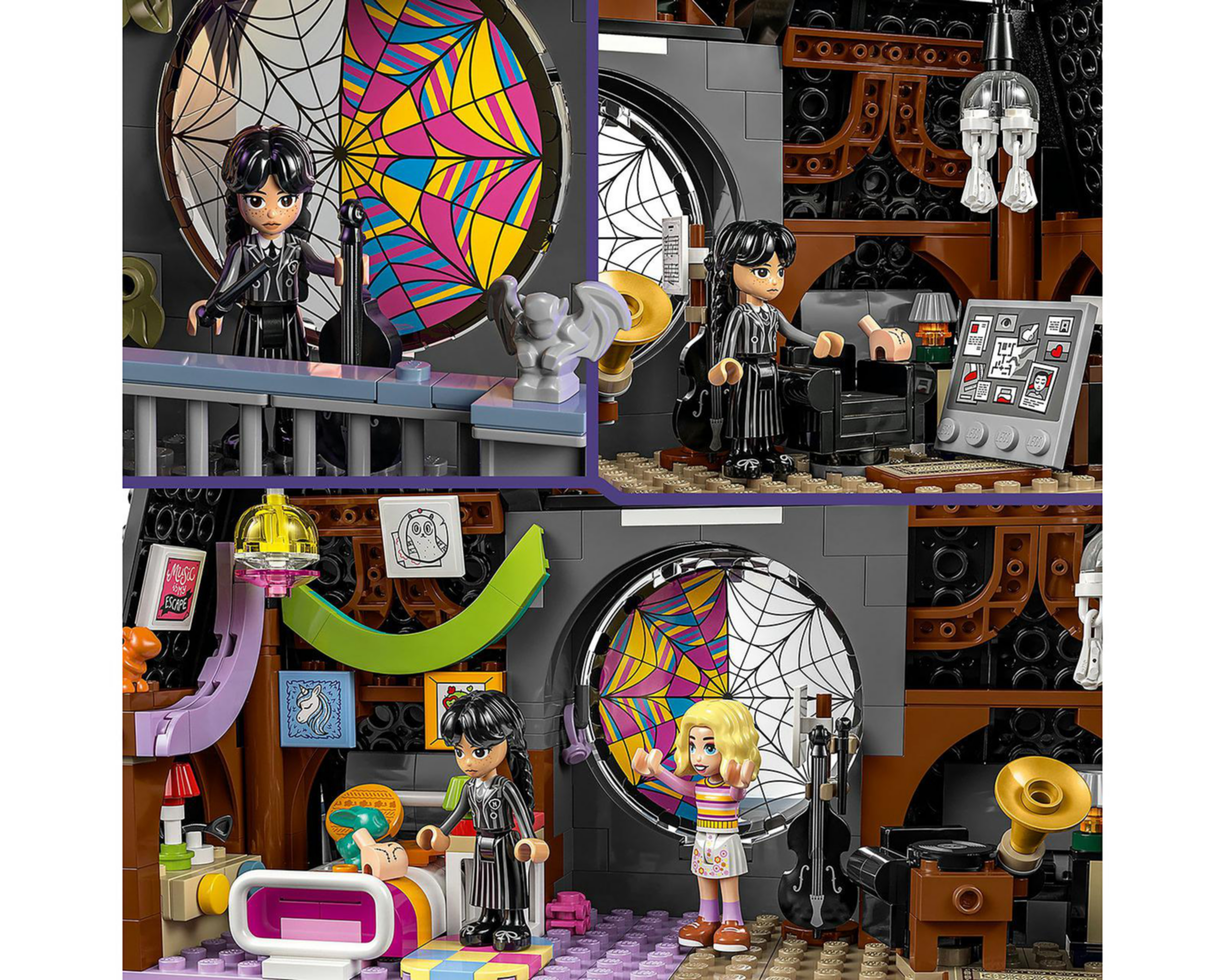 Foto 8 | LEGO Wednesday: Habitación de Merlina y Enid
