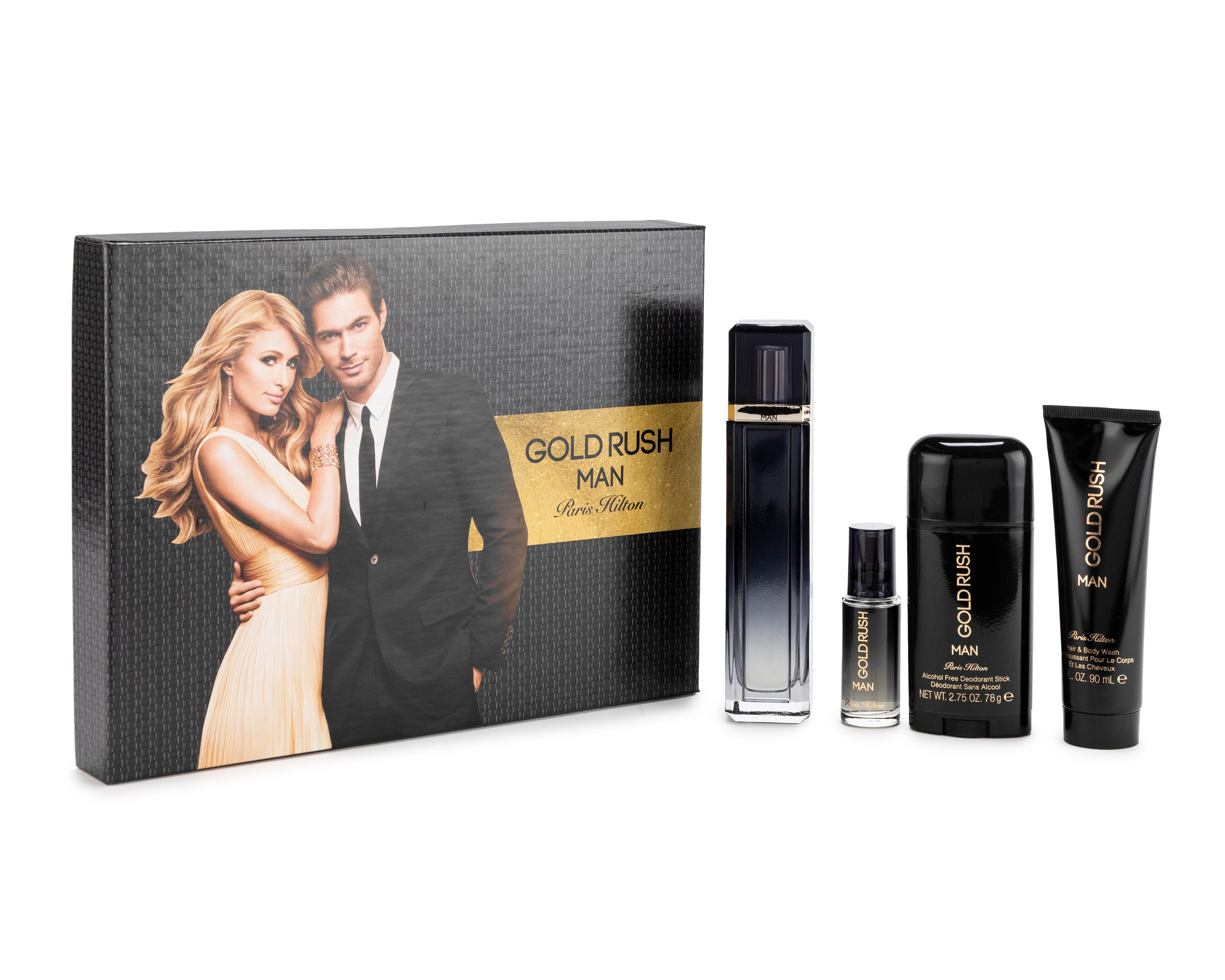 Foto 2 pulgar | Estuche para Hombre Paris Hilton Gold Rush Man 4 Piezas