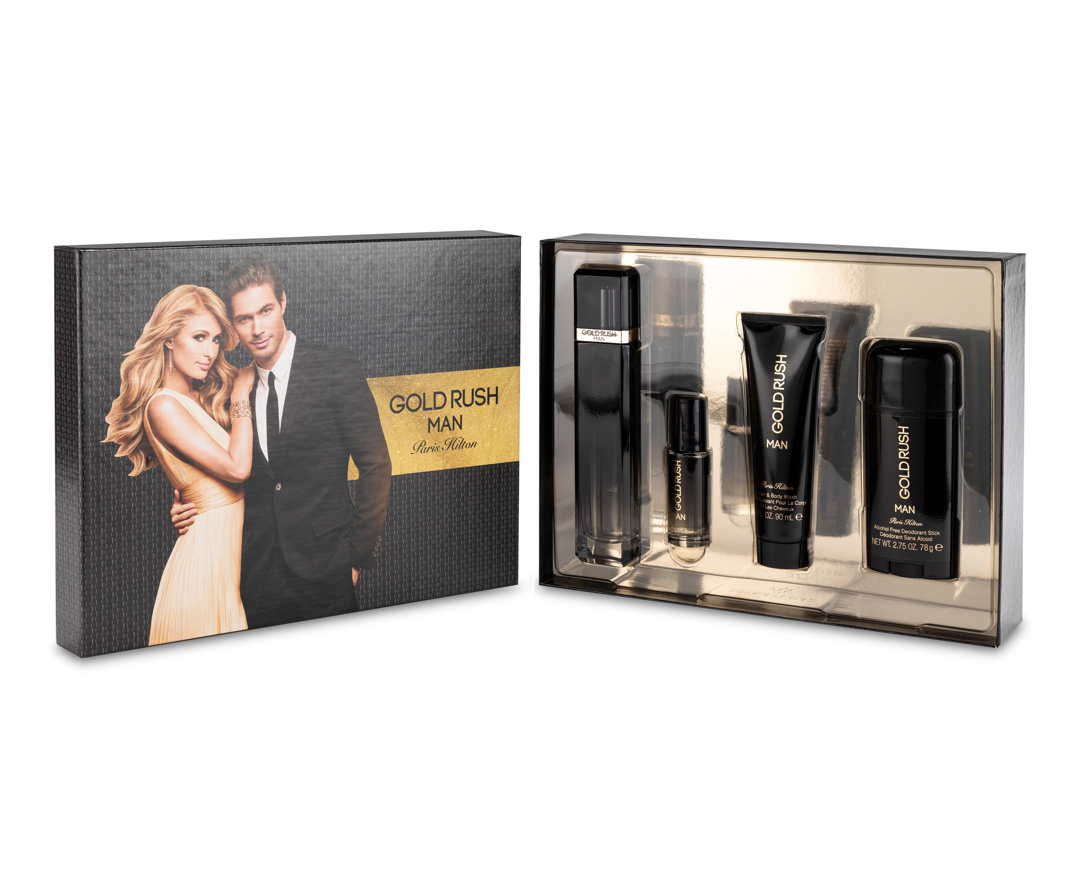 Foto 5 pulgar | Estuche para Hombre Paris Hilton Gold Rush Man 4 Piezas