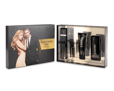 Foto 4 | Estuche para Hombre Paris Hilton Gold Rush Man 4 Piezas