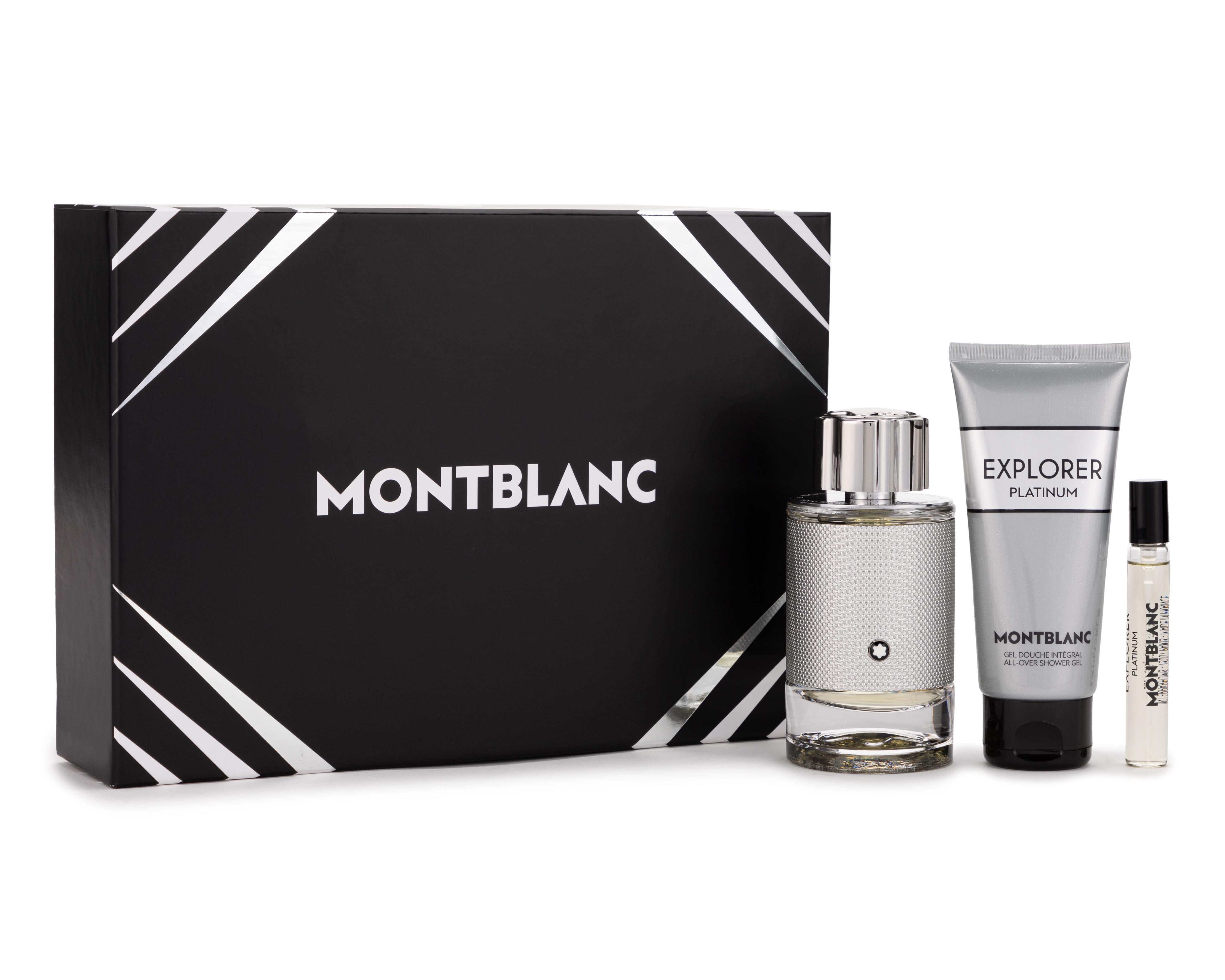 Foto 1 | Estuche para Hombre Montblanc Explorer Platinum 3 Piezas