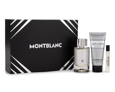 Foto 1 | Estuche para Hombre Montblanc Explorer Platinum 3 Piezas