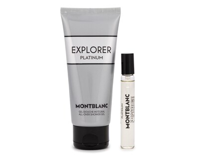 Foto 3 | Estuche para Hombre Montblanc Explorer Platinum 3 Piezas