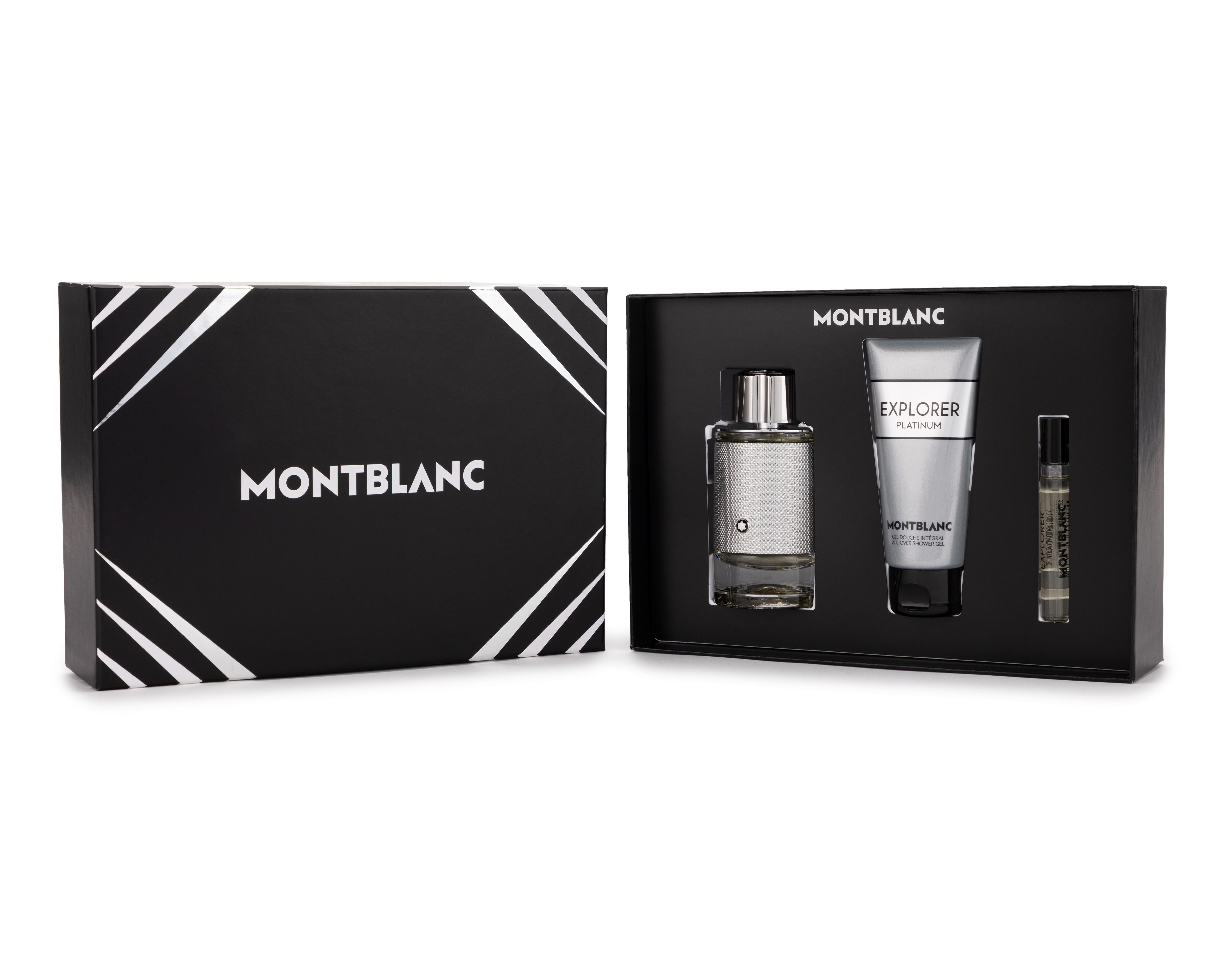 Foto 5 pulgar | Estuche para Hombre Montblanc Explorer Platinum 3 Piezas