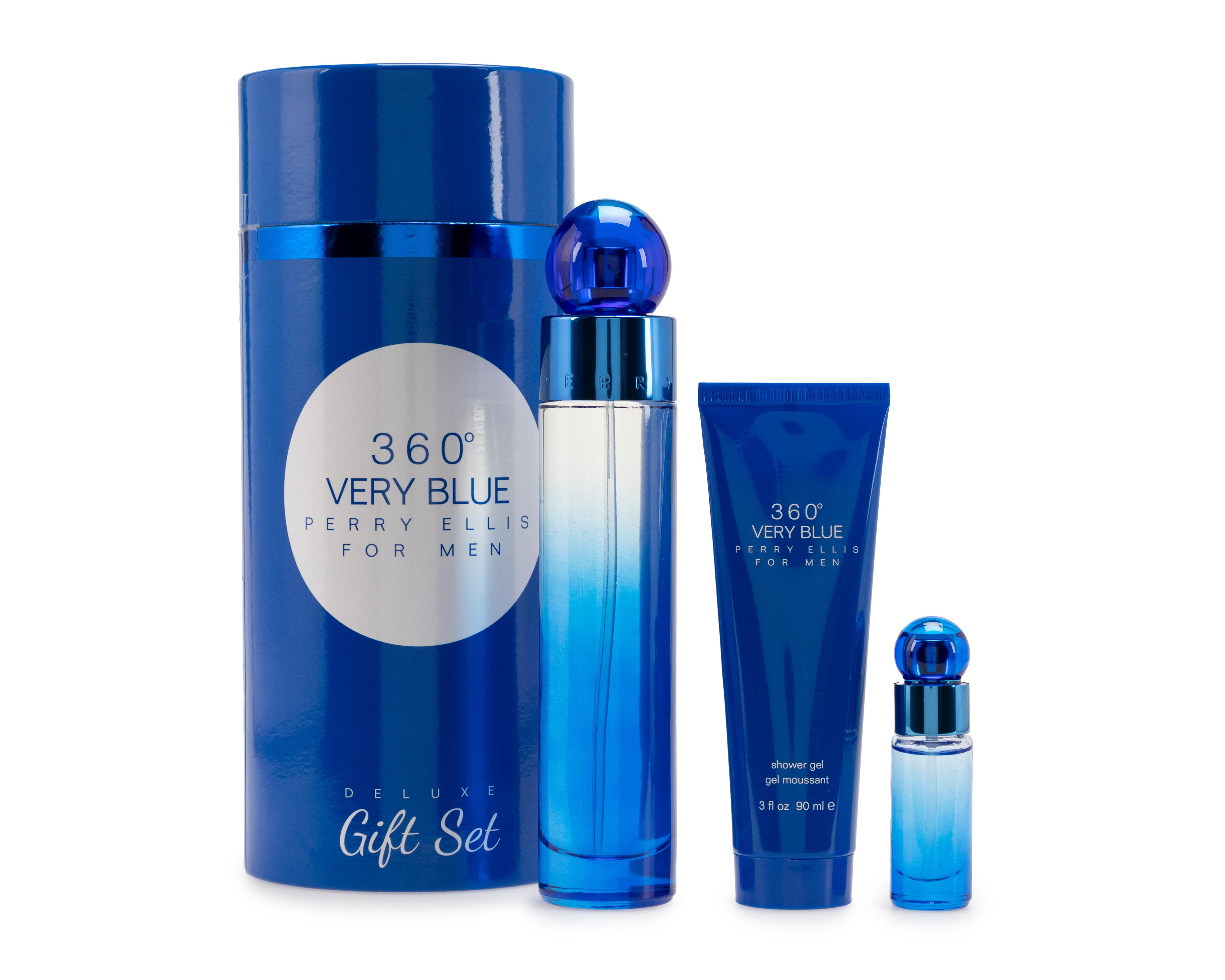 Foto 1 | Estuche para Hombre Perry Ellis 360° Very Blue 3 Piezas
