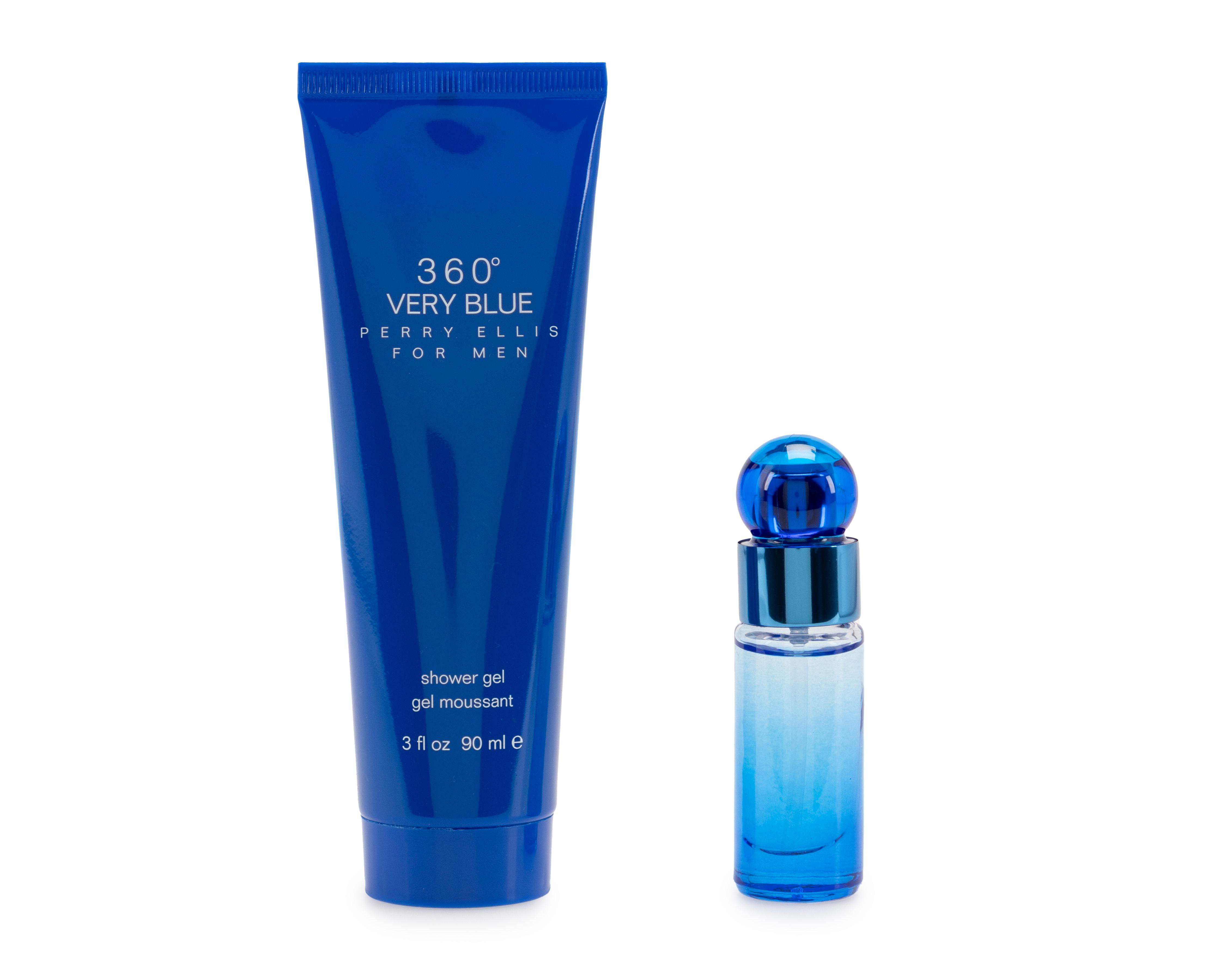 Foto 4 pulgar | Estuche para Hombre Perry Ellis 360° Very Blue 3 Piezas