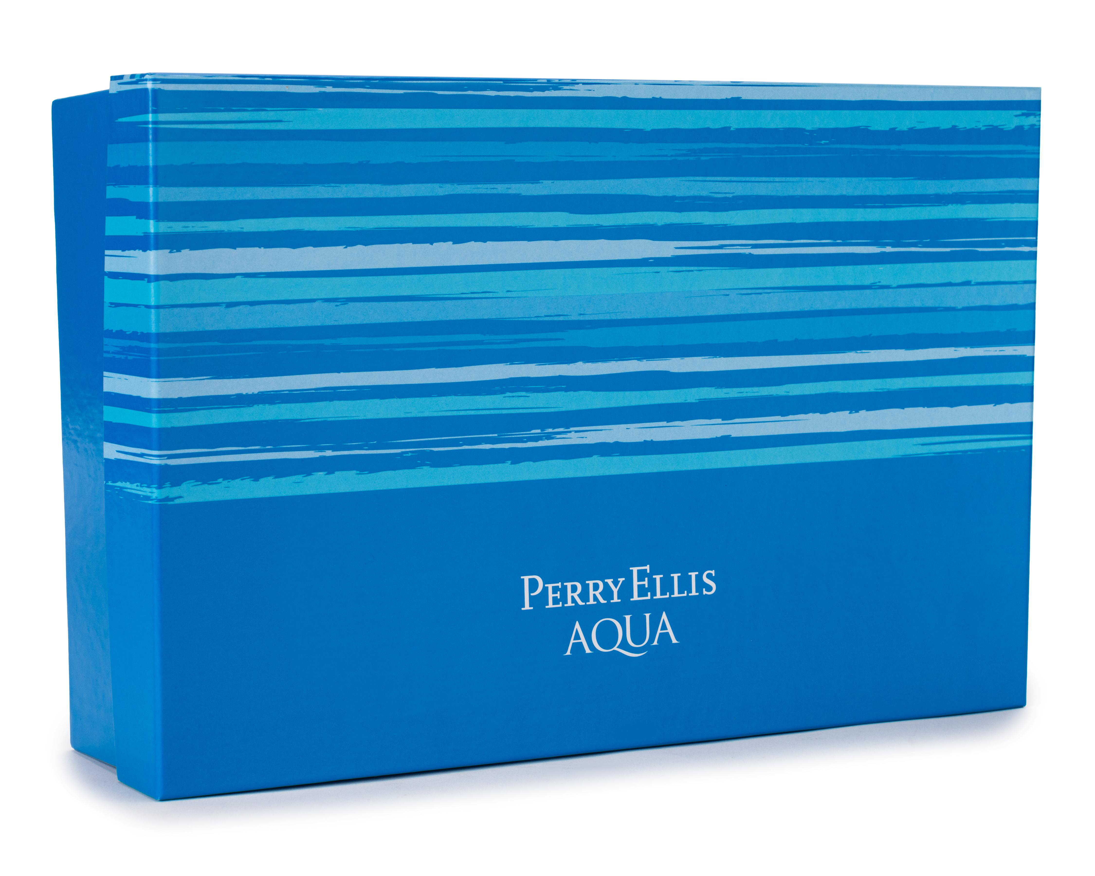 Foto 6 pulgar | Estuche para Hombre Perry Ellis Aqua 4 Piezas