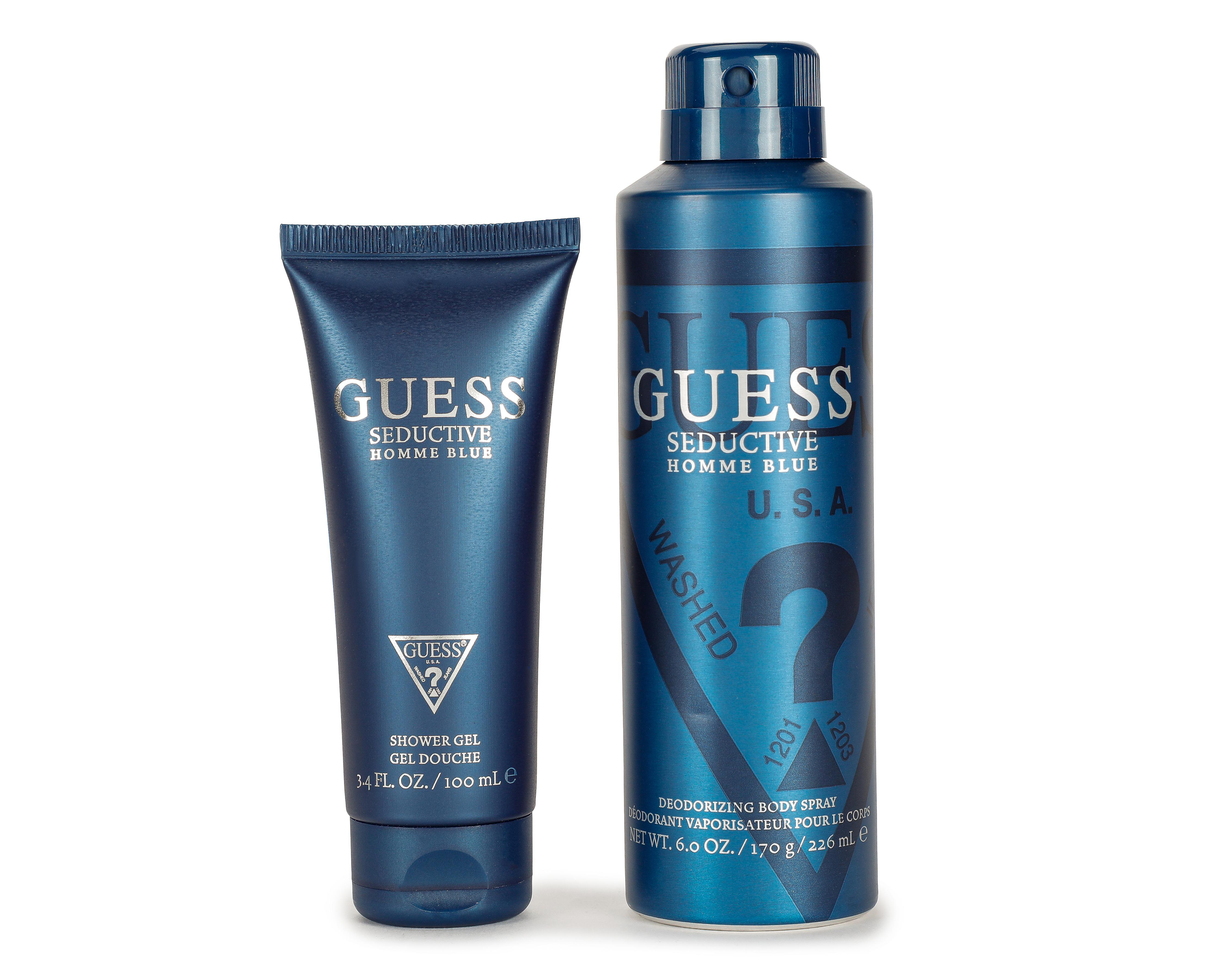 Foto 4 pulgar | Estuche para Hombre Guess Seductive Homme Blue 4 Piezas
