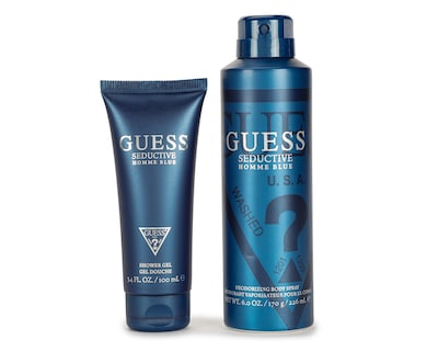 Foto 3 | Estuche para Hombre Guess Seductive Homme Blue 4 Piezas