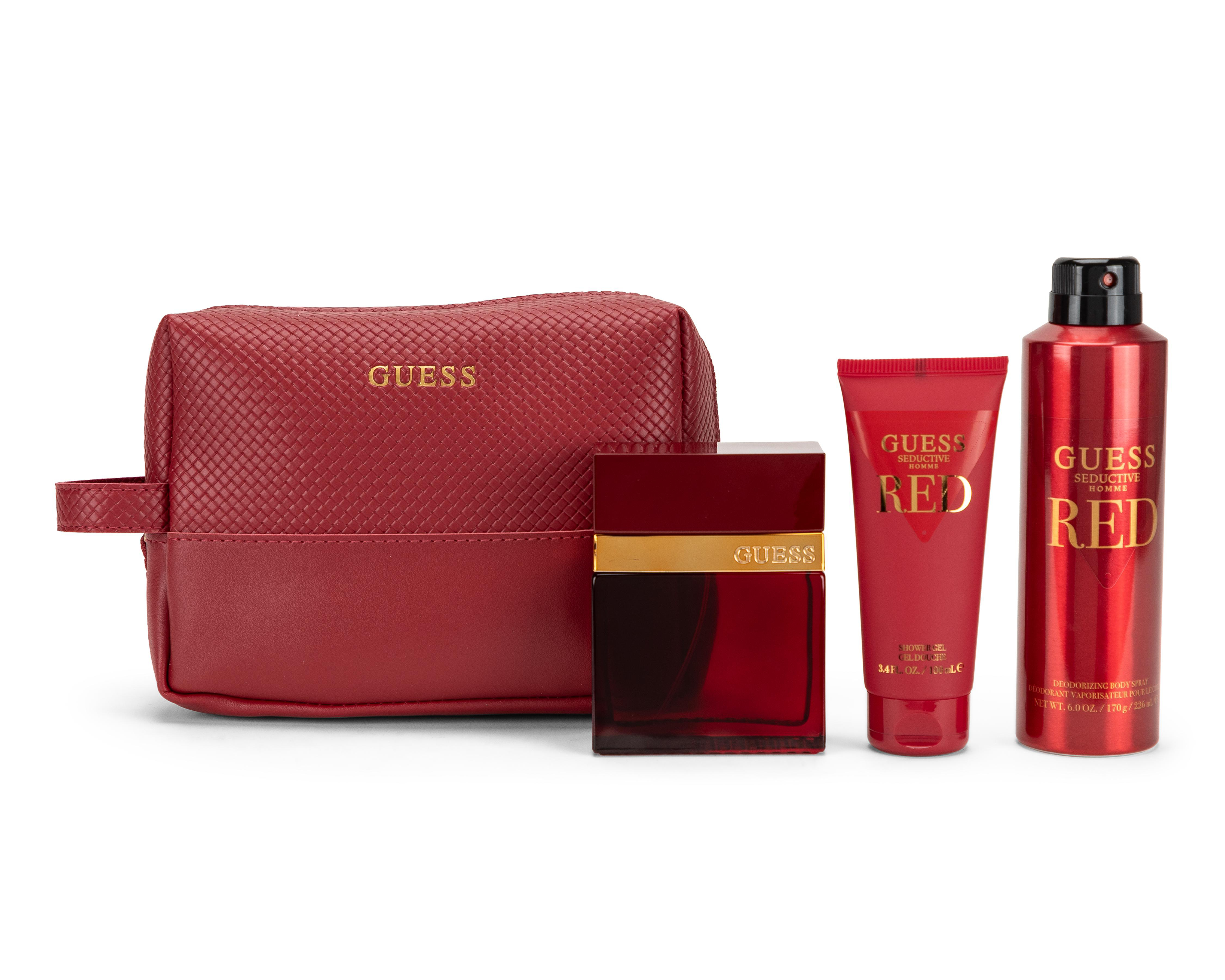 Estuche para Hombre Guess Seductive Red 4 Piezas