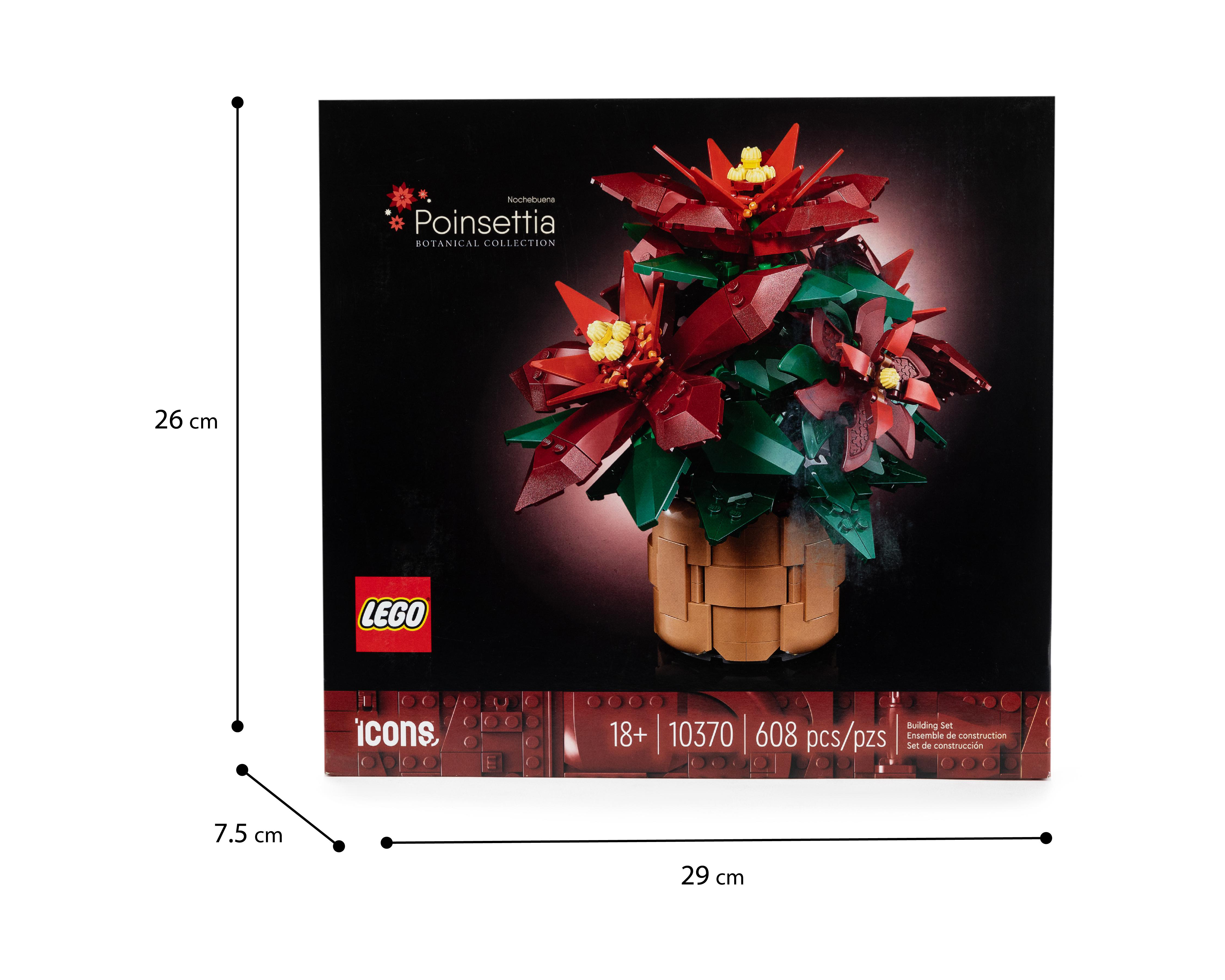 Foto 4 pulgar | LEGO Icons Poinsettia