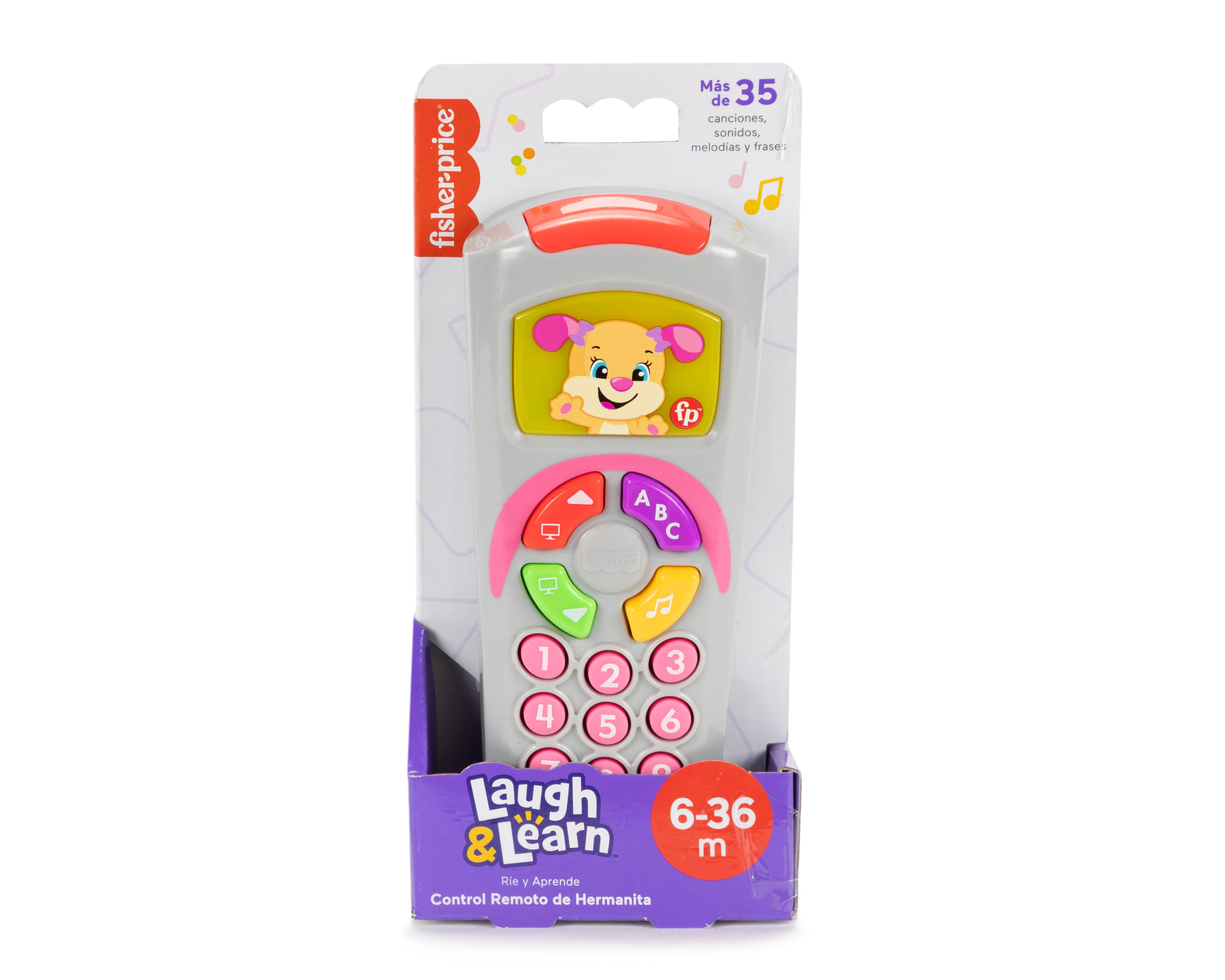 Juguete para Bebé Fisher-Price Ríe y Aprende Control Remoto de Hermanita