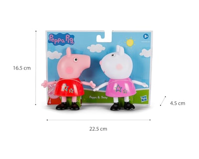 Foto 3 | Peppa y Suzy Hasbro Peppa Pig 2 Piezas
