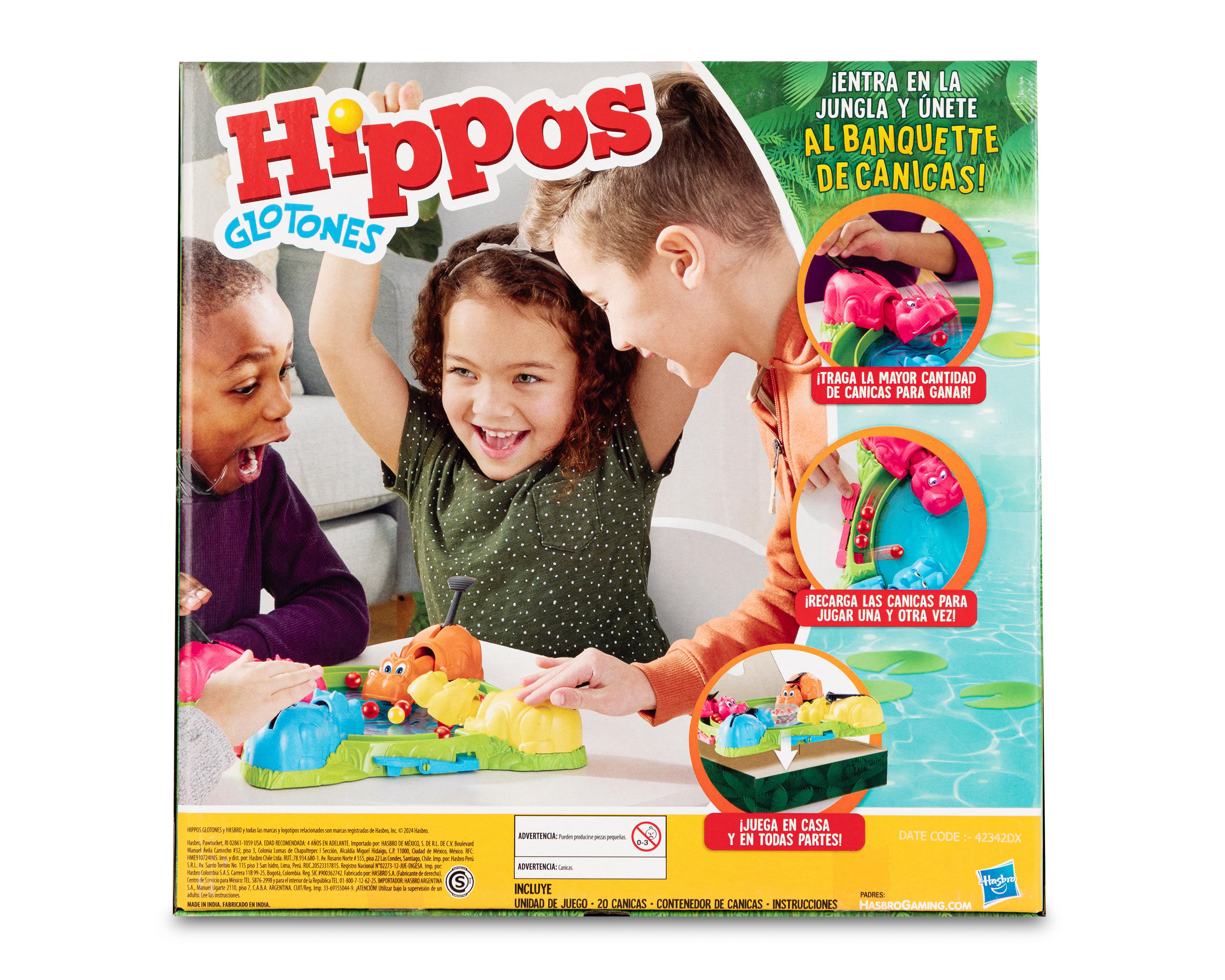 Foto 3 pulgar | Juego de Mesa Hippos Glotones Hasbro