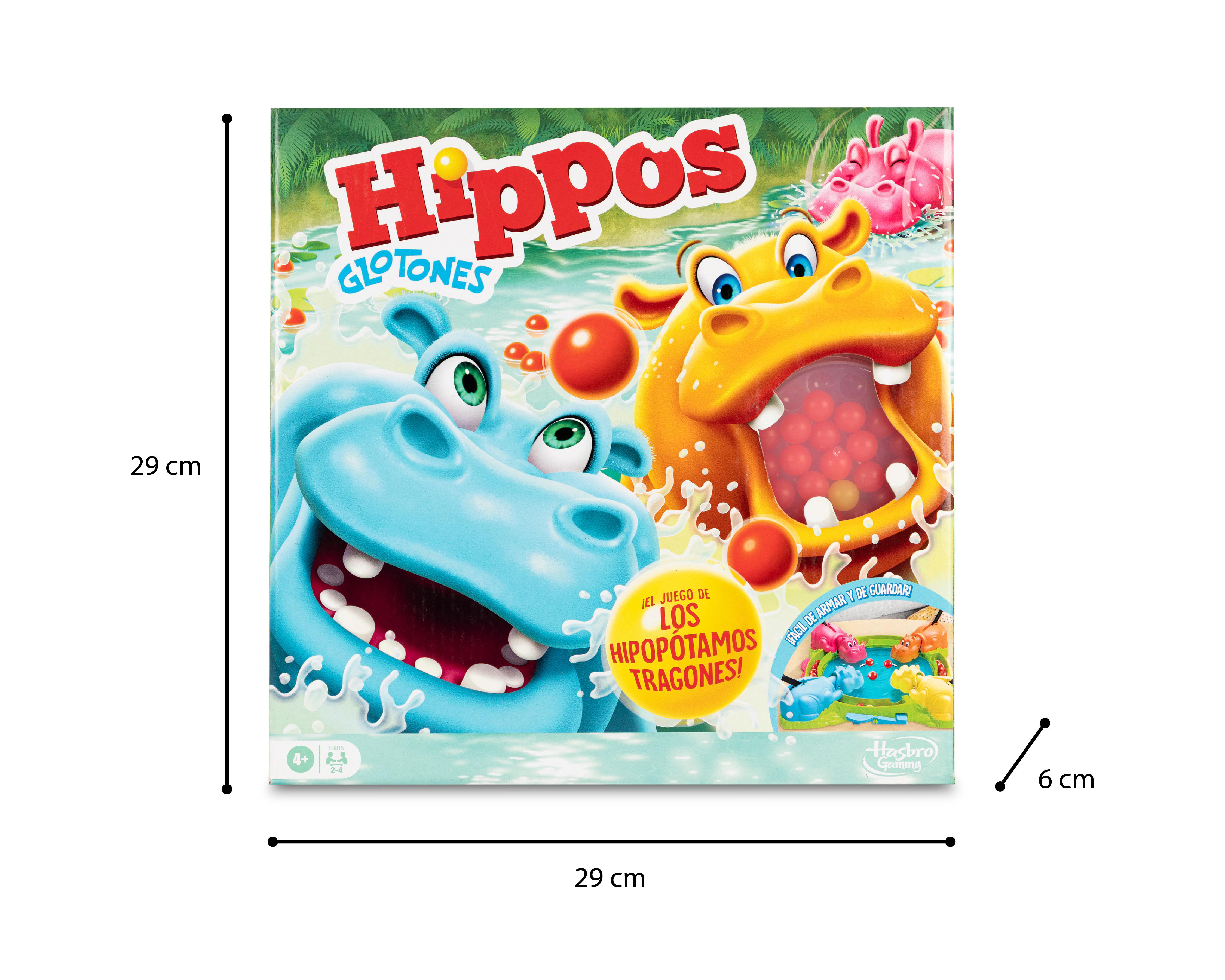 Foto 6 pulgar | Juego de Mesa Hippos Glotones Hasbro