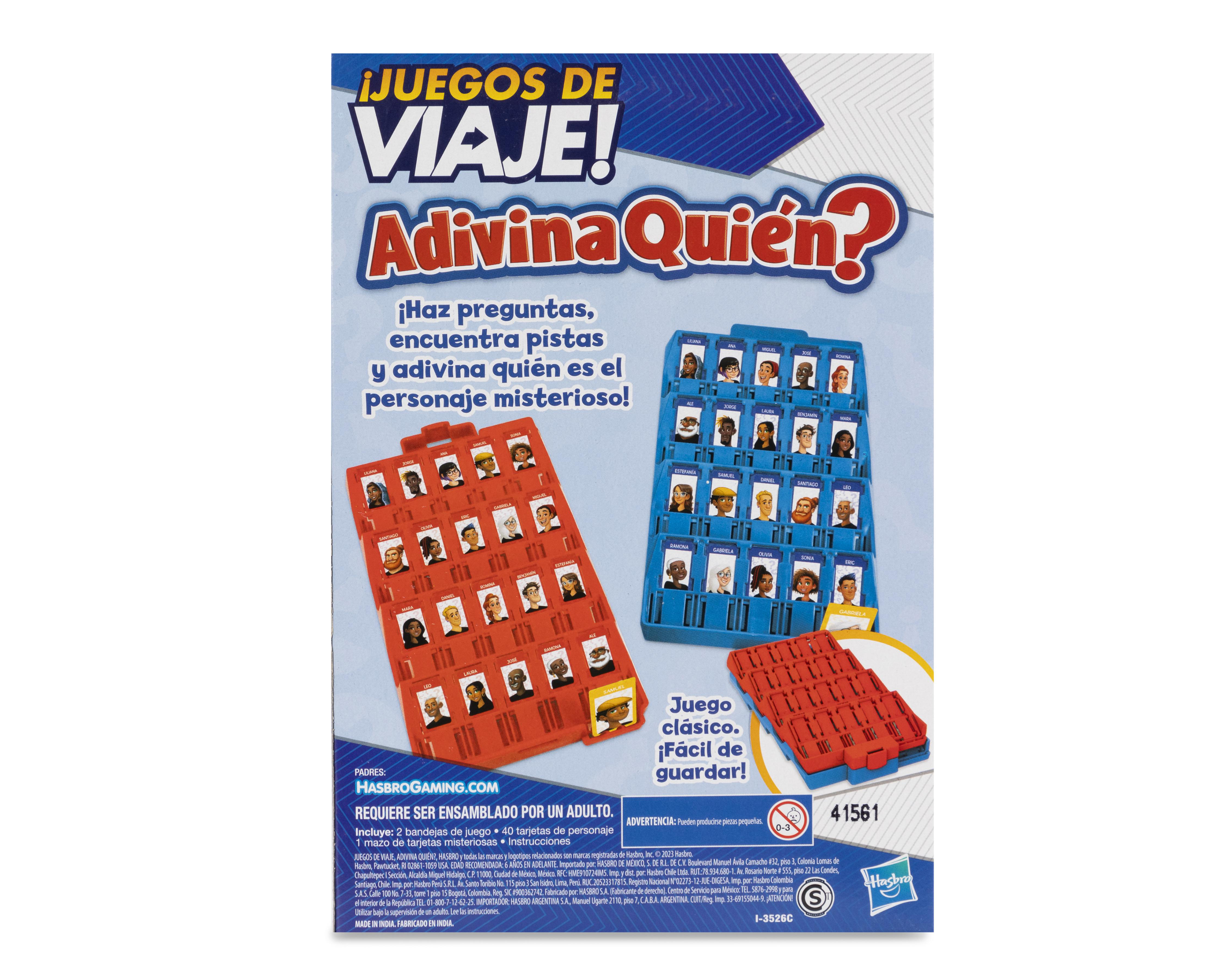 Foto 2 | Juego de Mesa Adivina Quién Hasbro
