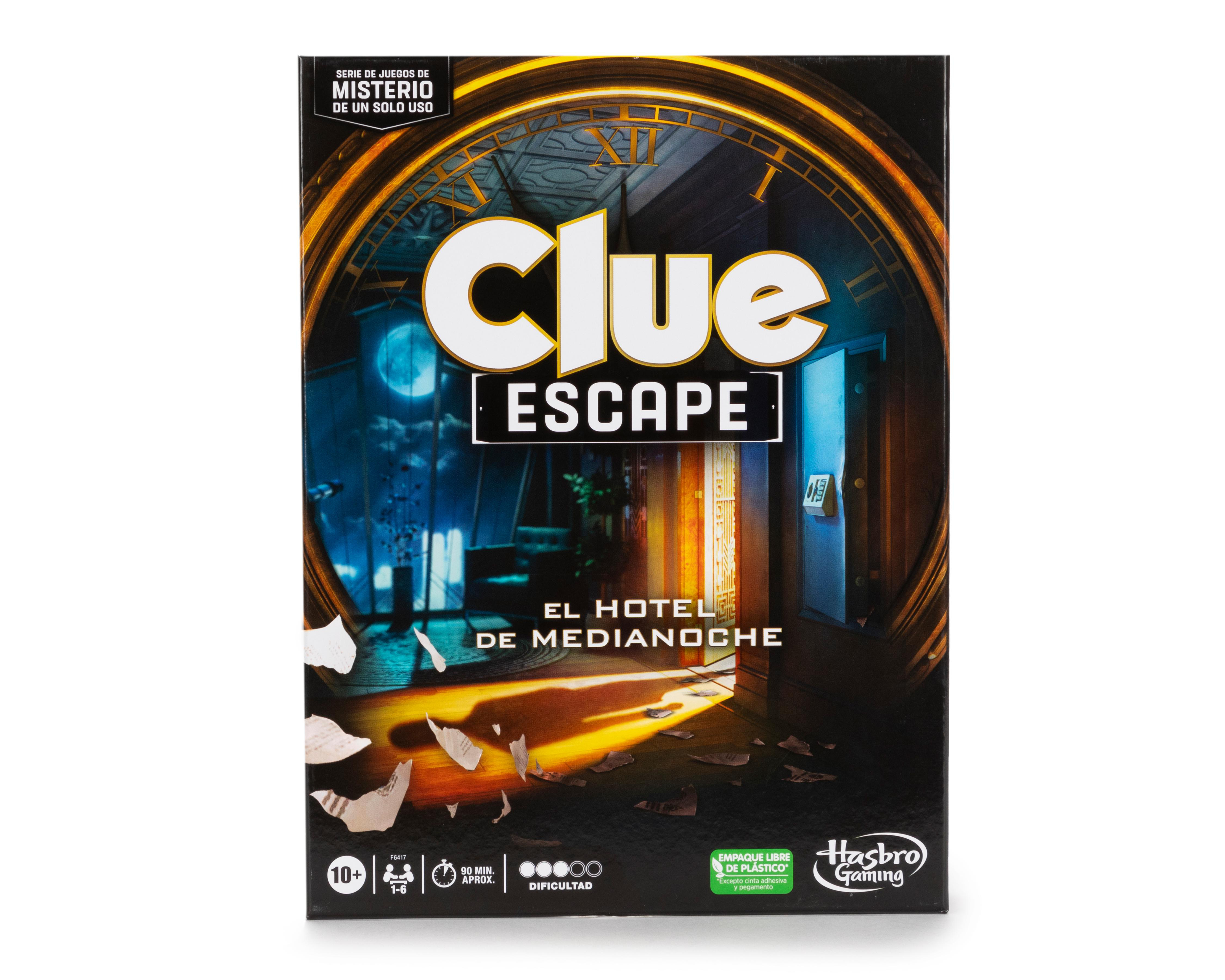 Foto 1 | Juego de Mesa Clue Escape: El Hotel de Medianoche Hasbro