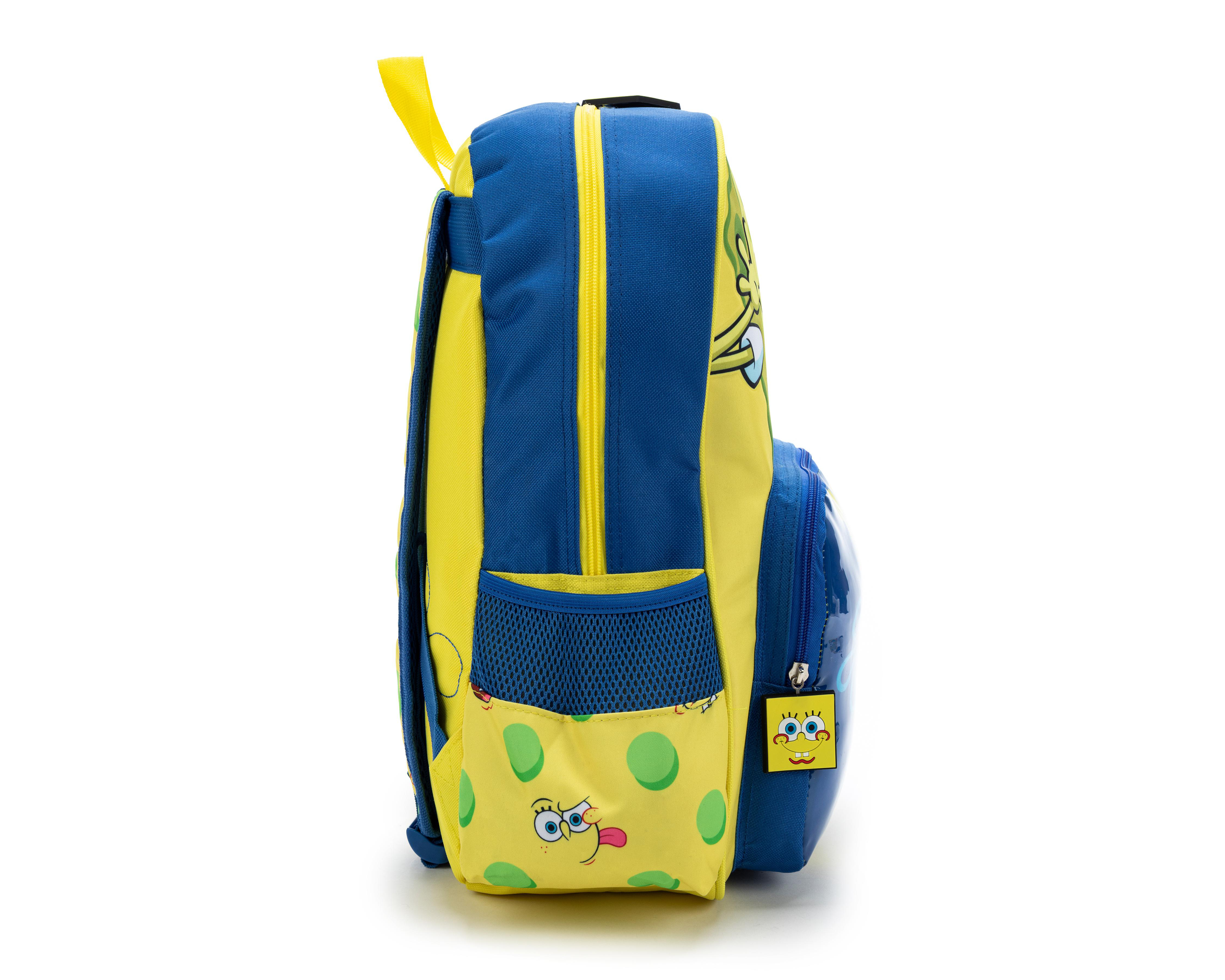 Foto 4 pulgar | Mochila Escolar Bob Esponja Estampada