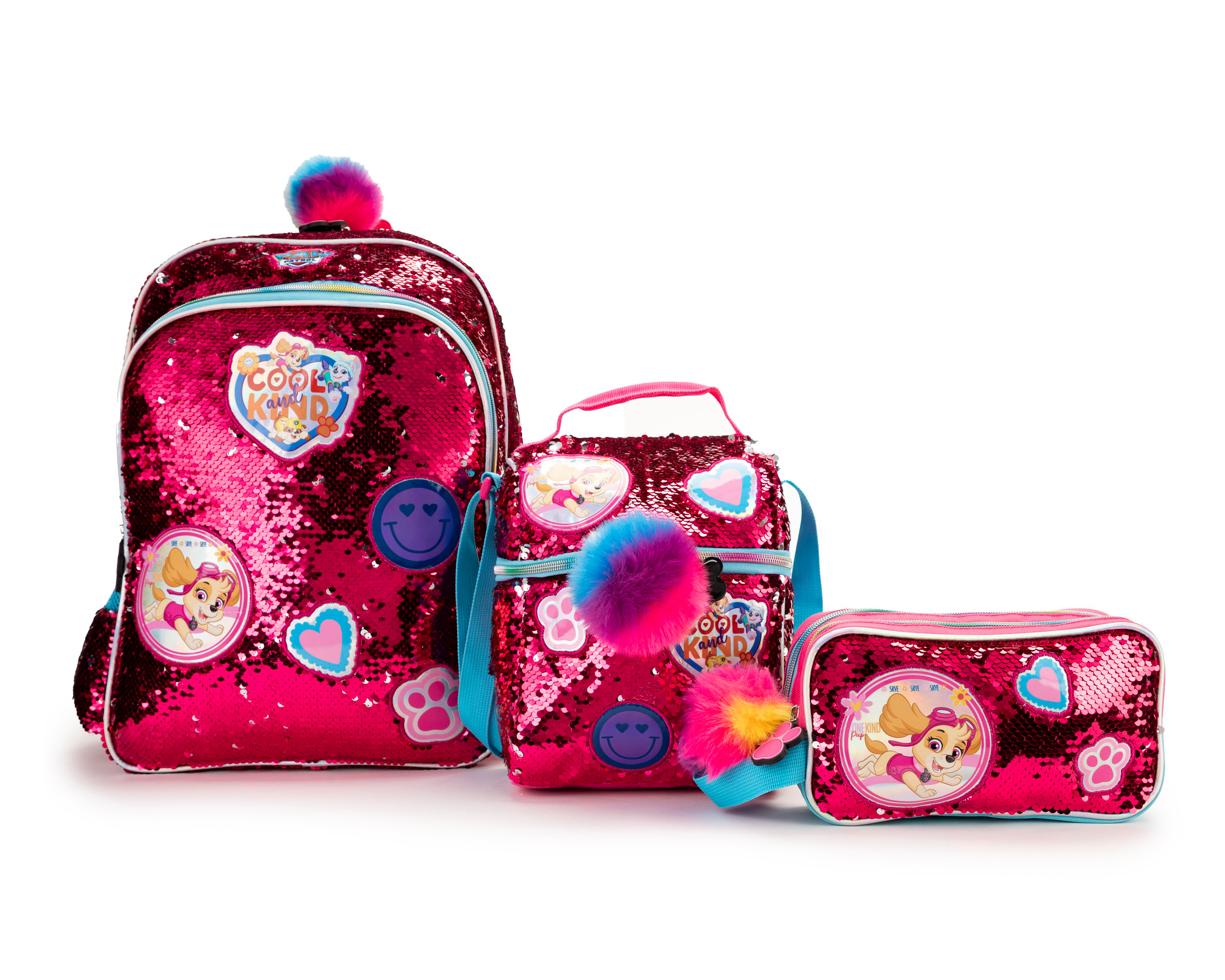 Mochila Paw Patrol con Lonchera y Lapicera