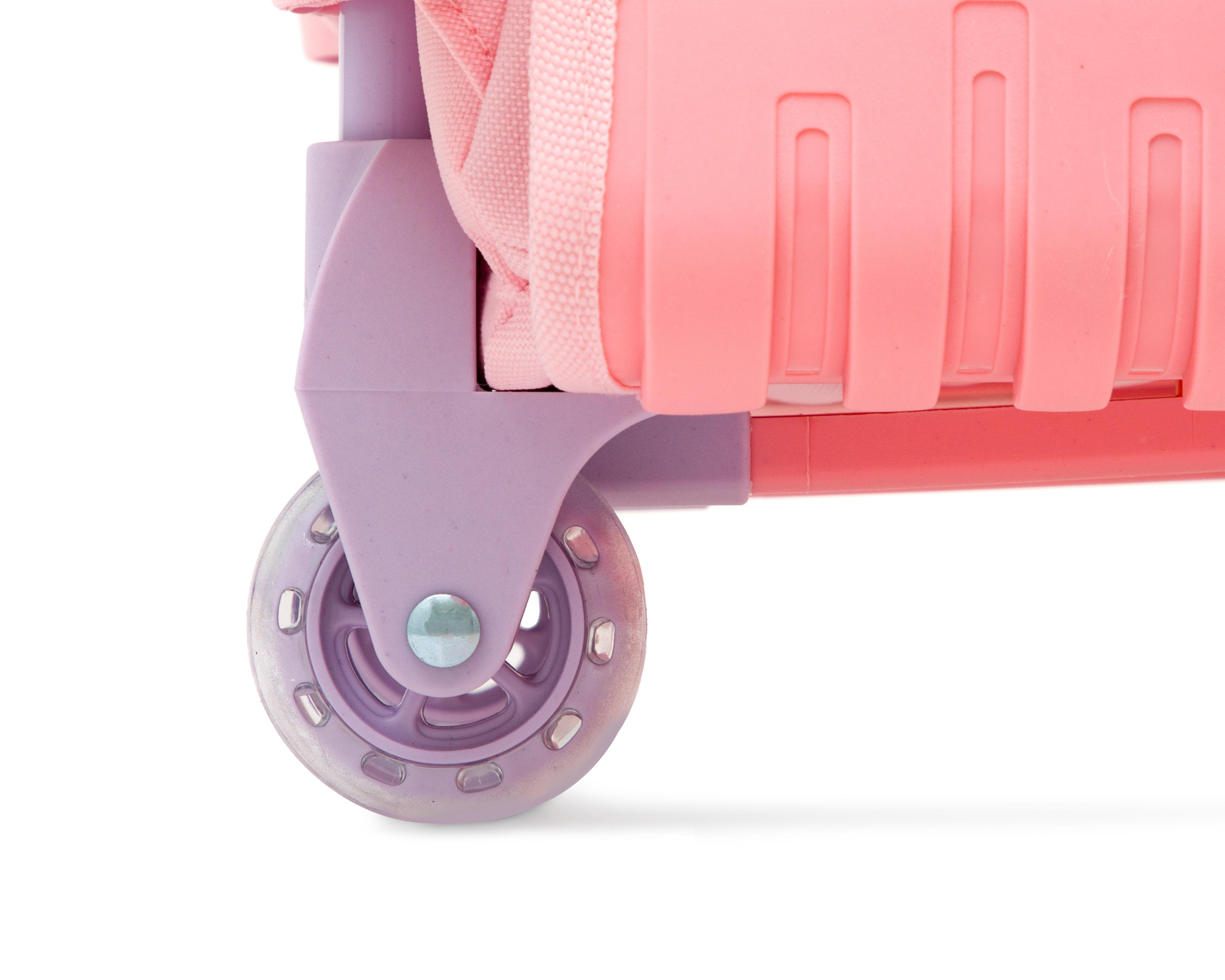 Foto 4 | Mochila con Ruedas Girls Attitude Rosa y Lila