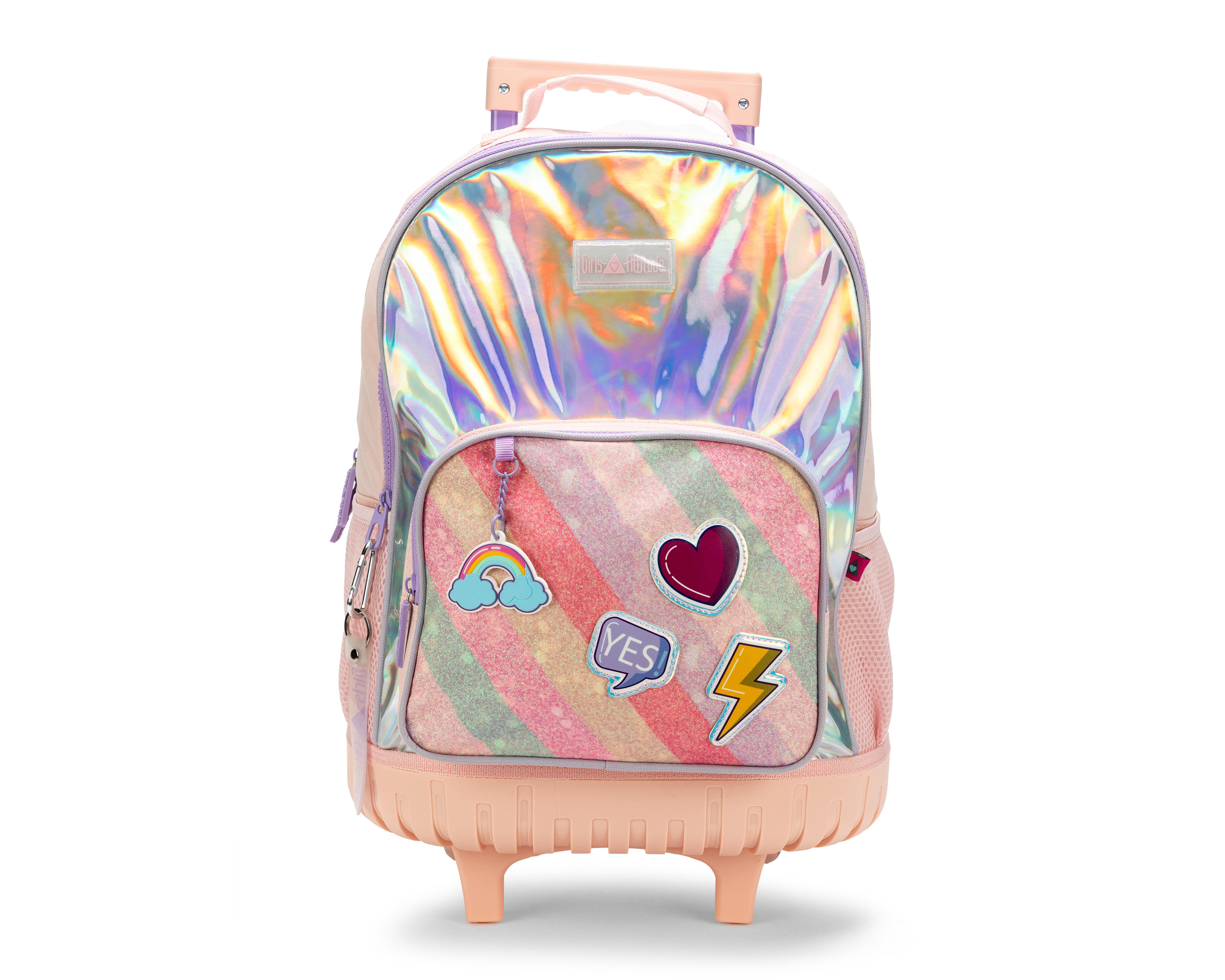 Foto 3 pulgar | Mochila Girls Attitude con Llantas