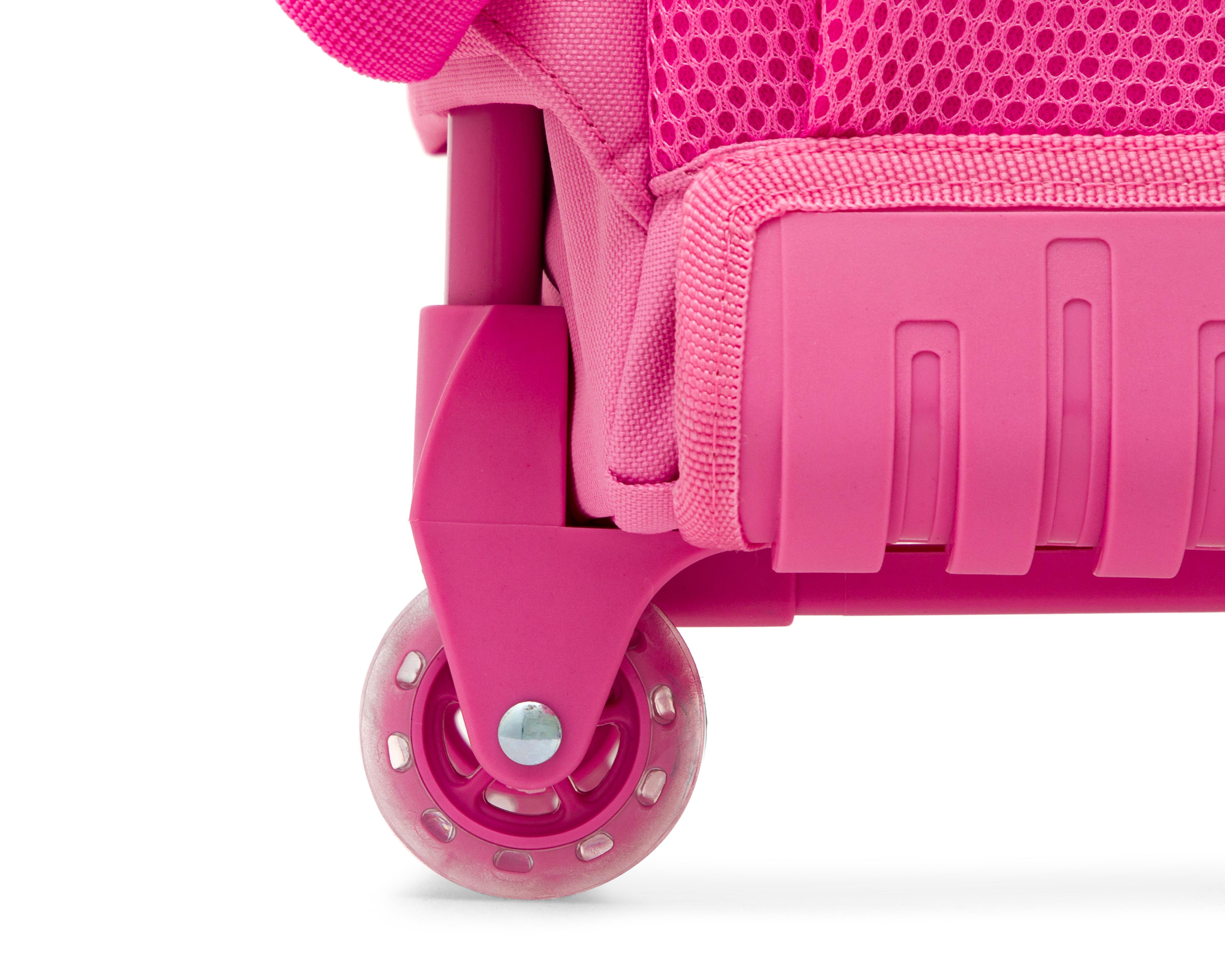 Foto 5 pulgar | Mochila con Ruedas Girls Attitude Turquesa y Rosa