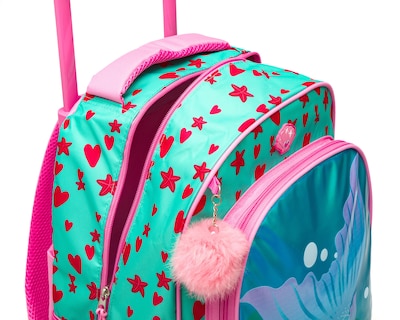 Foto 5 | Mochila con Ruedas Girls Attitude Turquesa y Rosa