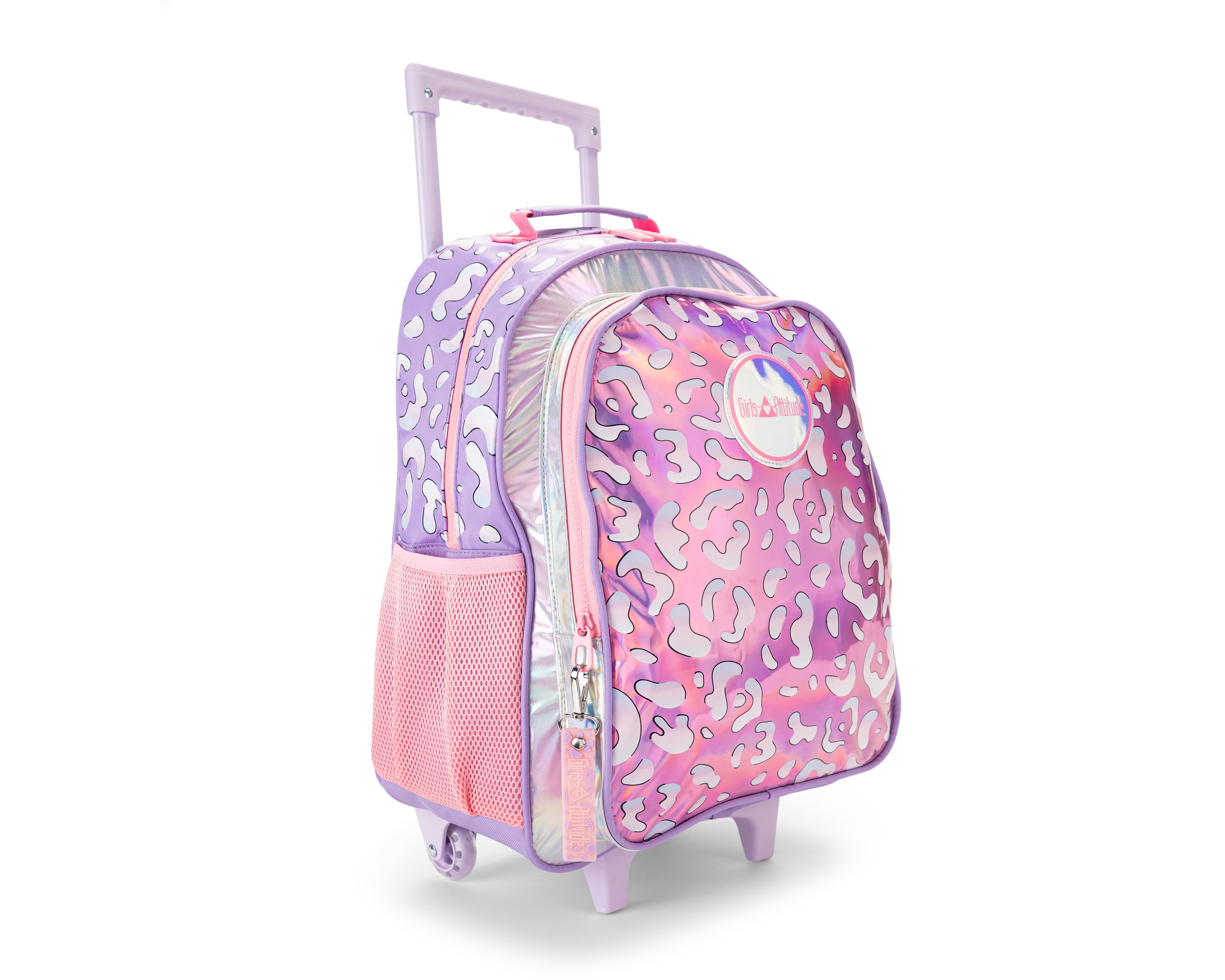 Foto 3 pulgar | Mochila con Ruedas Girls Attitude Lila