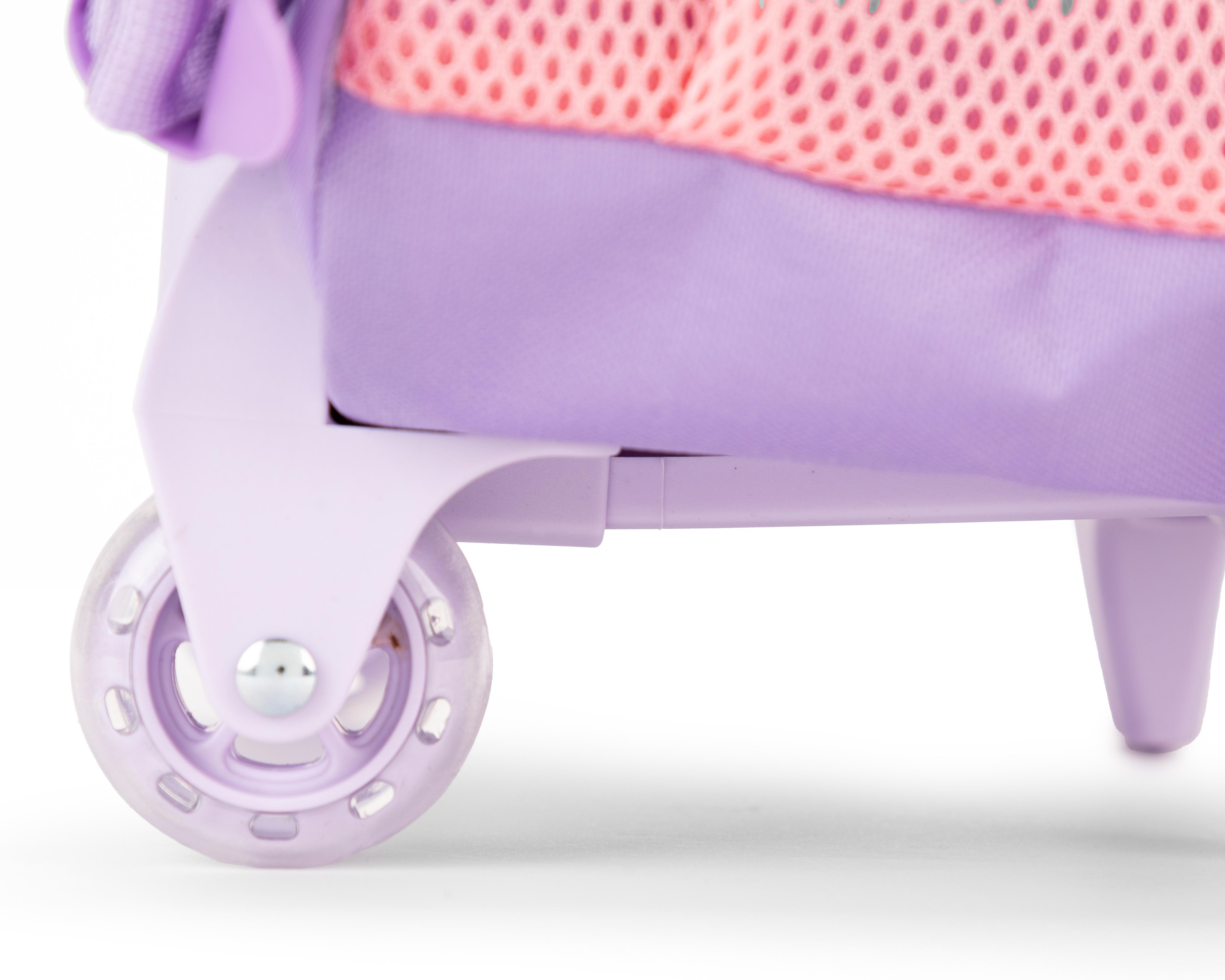 Foto 5 pulgar | Mochila con Ruedas Girls Attitude Lila