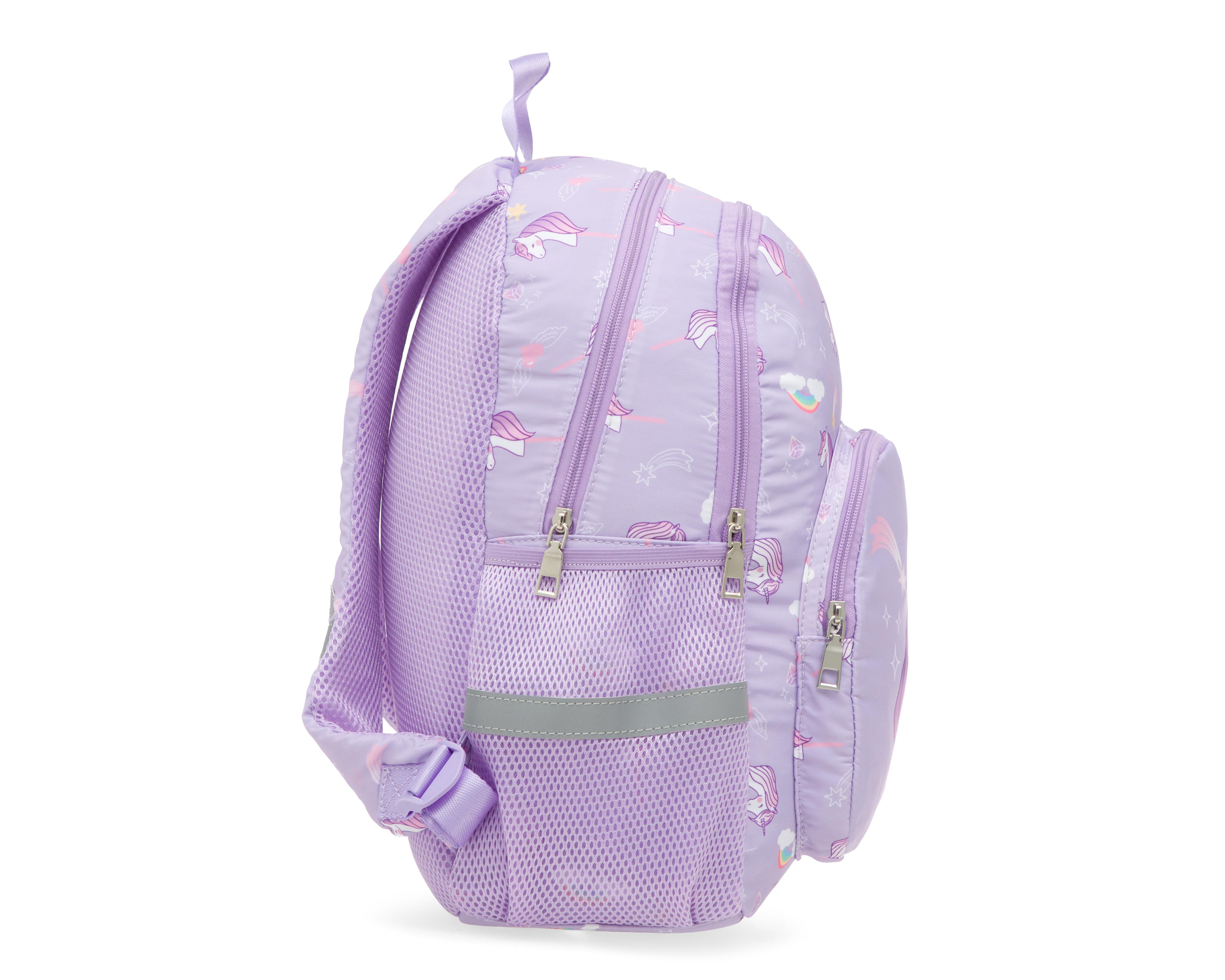 Foto 4 pulgar | Mochila Escolar Baby Colors Morada