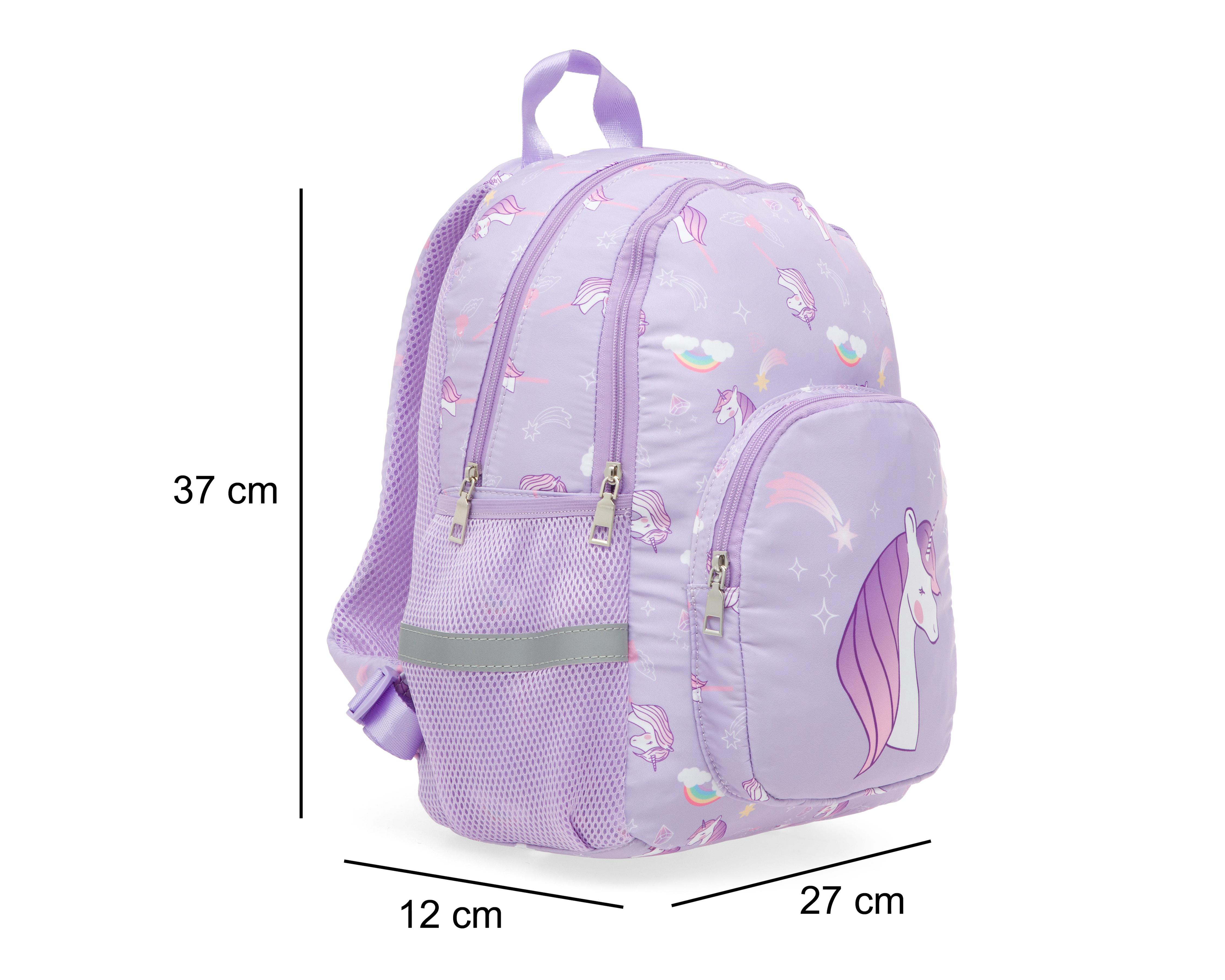 Foto 8 pulgar | Mochila Escolar Baby Colors Morada