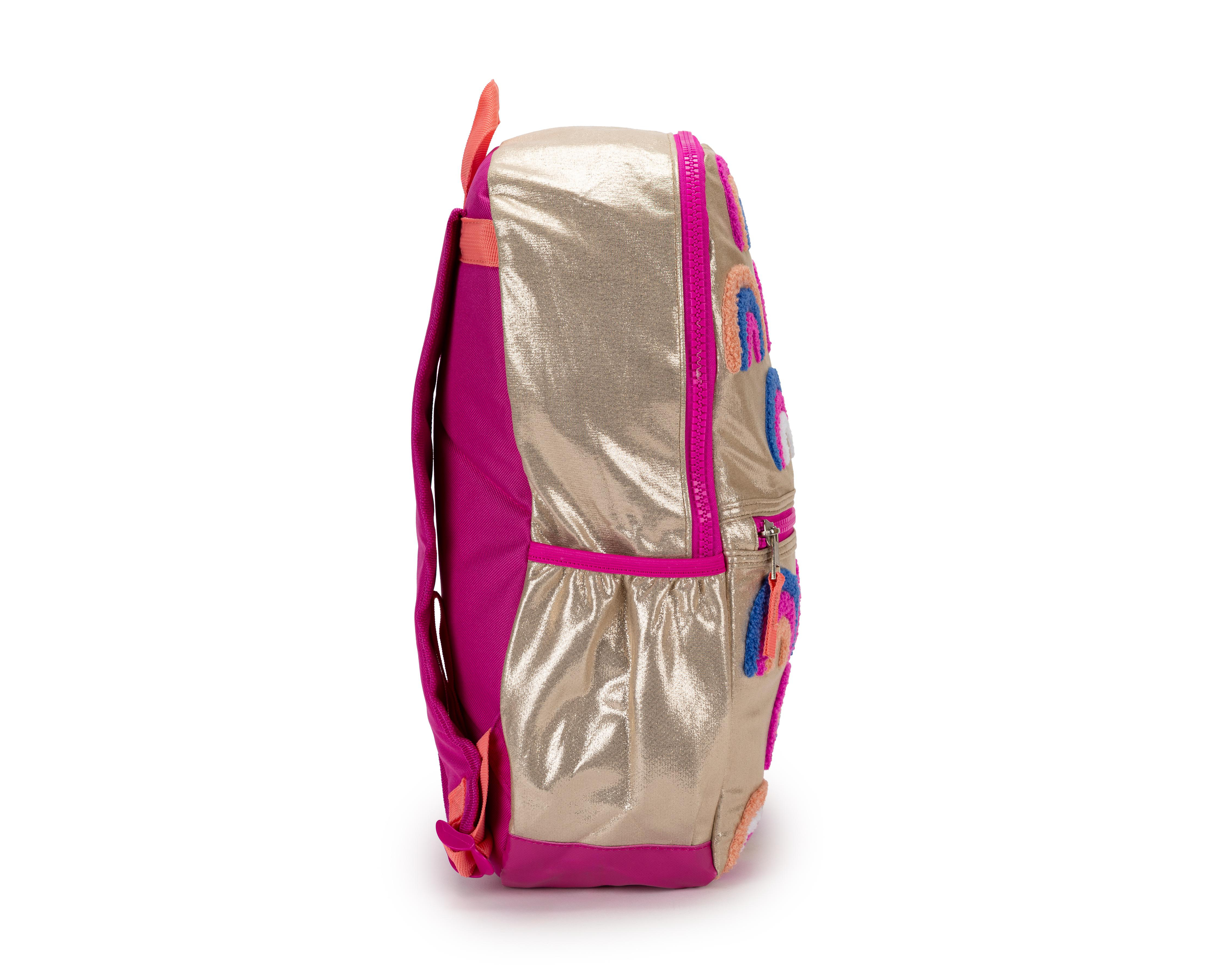 Foto 4 pulgar | Mochila Escolar Girls Attitude Dorada