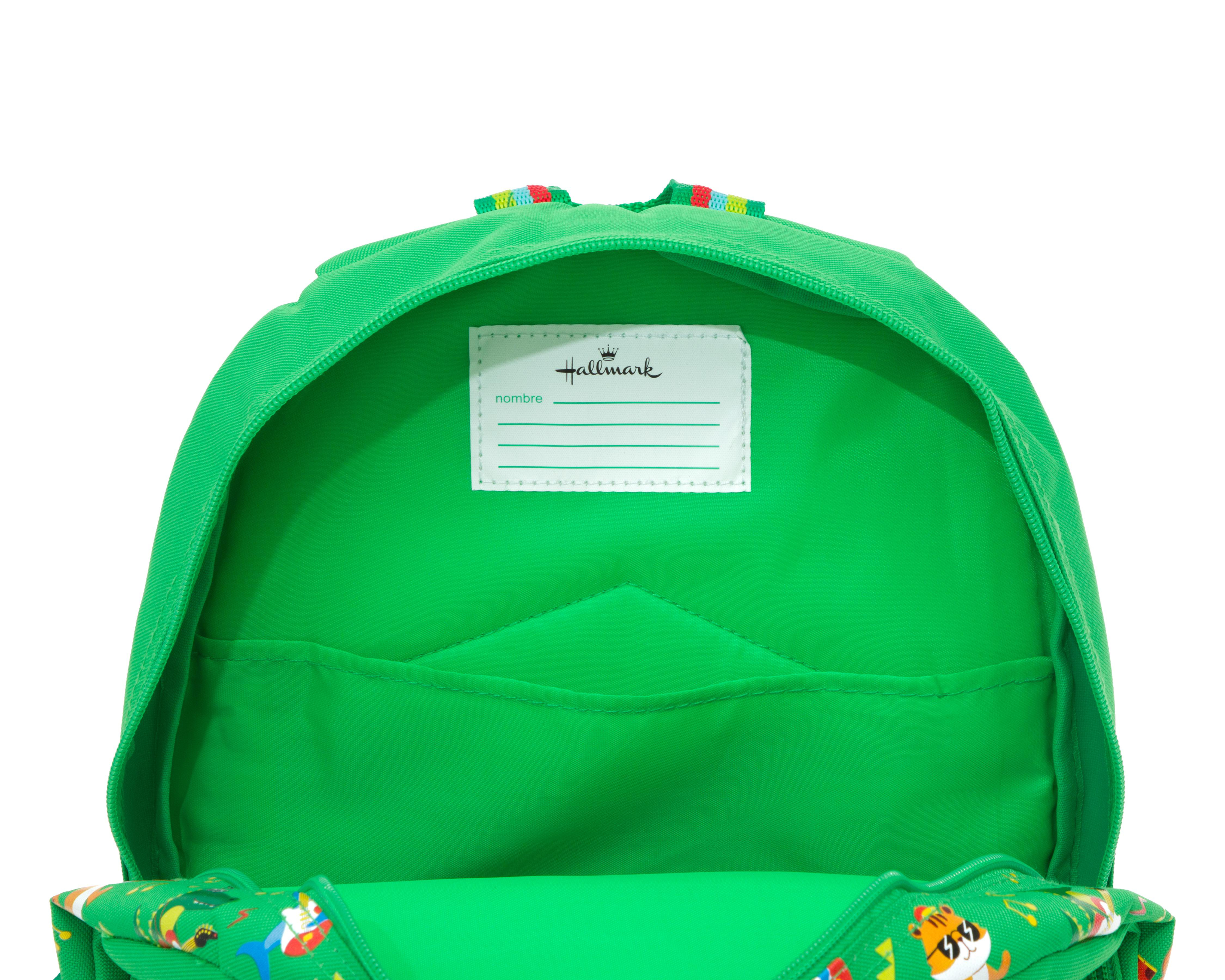 Foto 7 pulgar | Mochila Escolar Hallmark Verde