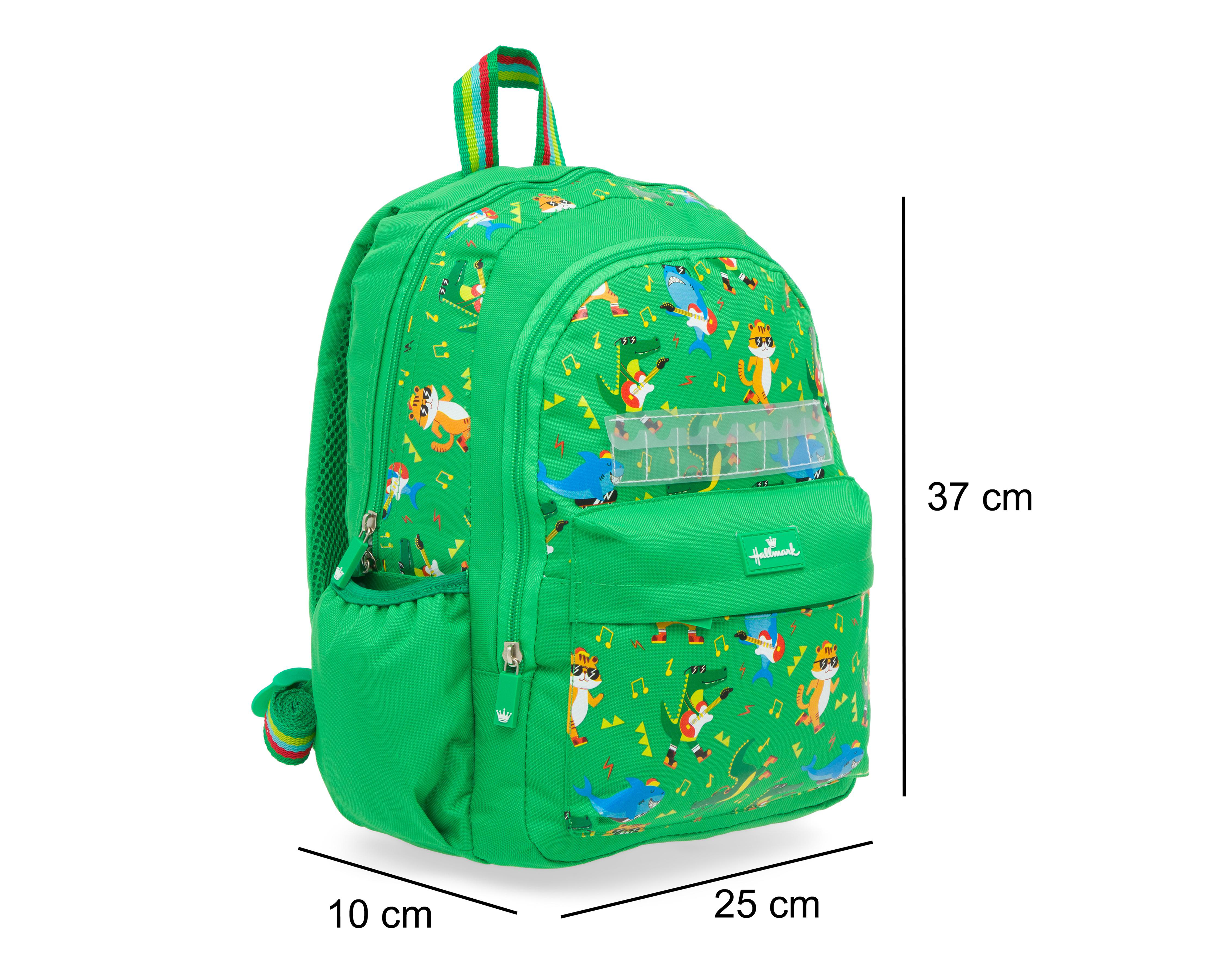 Foto 8 pulgar | Mochila Escolar Hallmark Verde