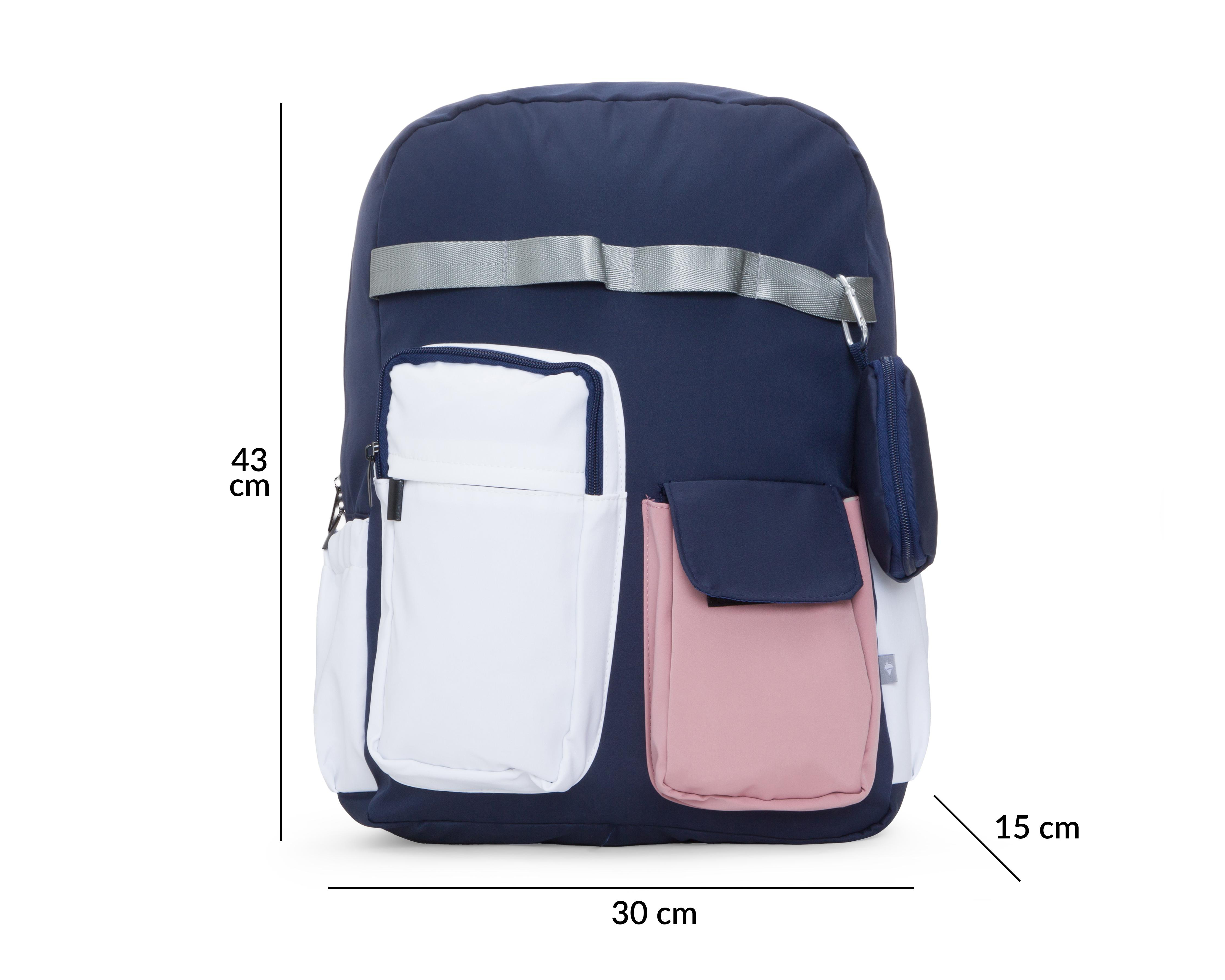 Foto 6 | Mochila Escolar 18 Forever con Bolsas Exteriores