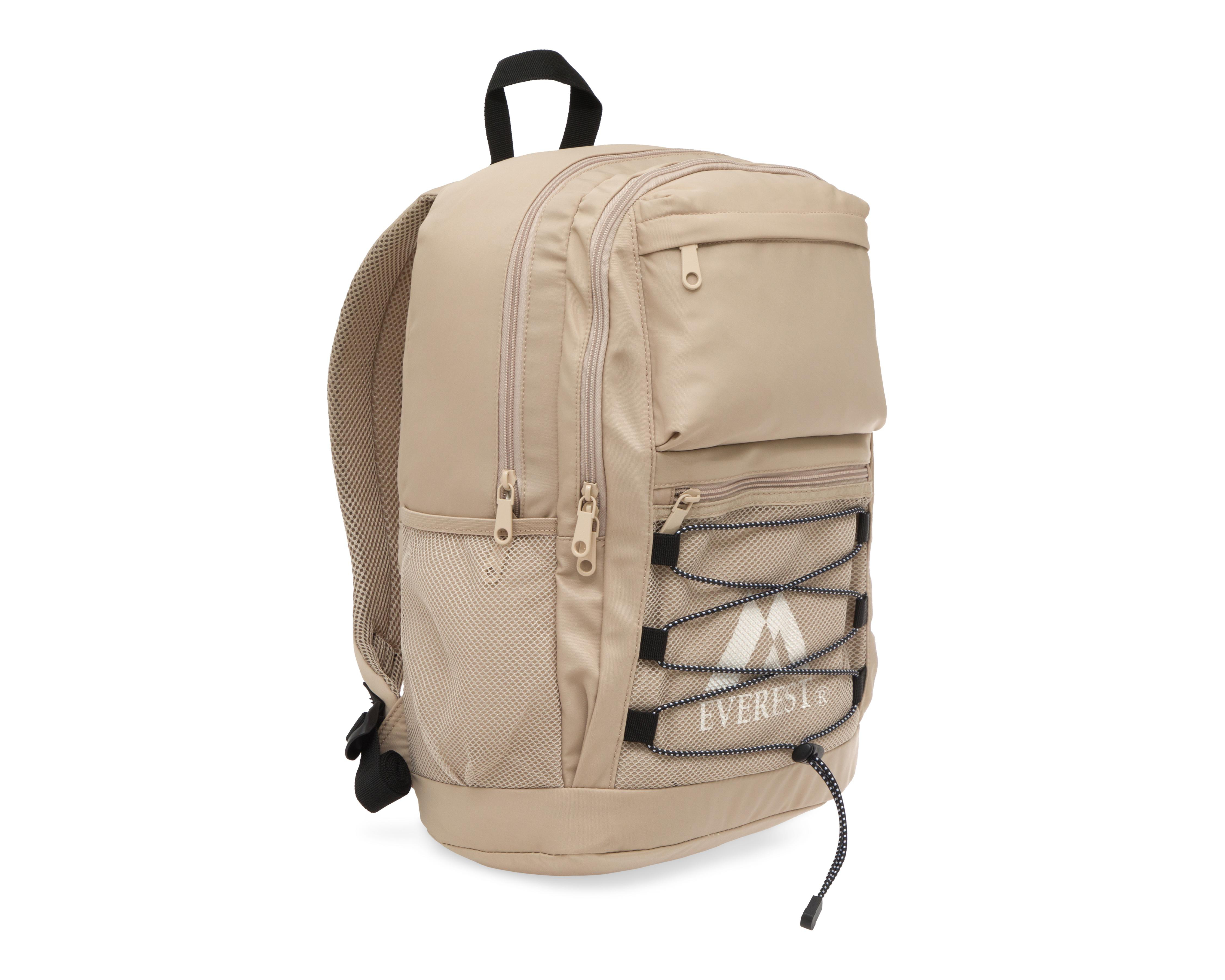 Foto 3 pulgar | Mochila Escolar Everest Beige