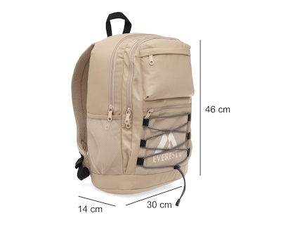 Foto 7 | Mochila Escolar Everest Beige