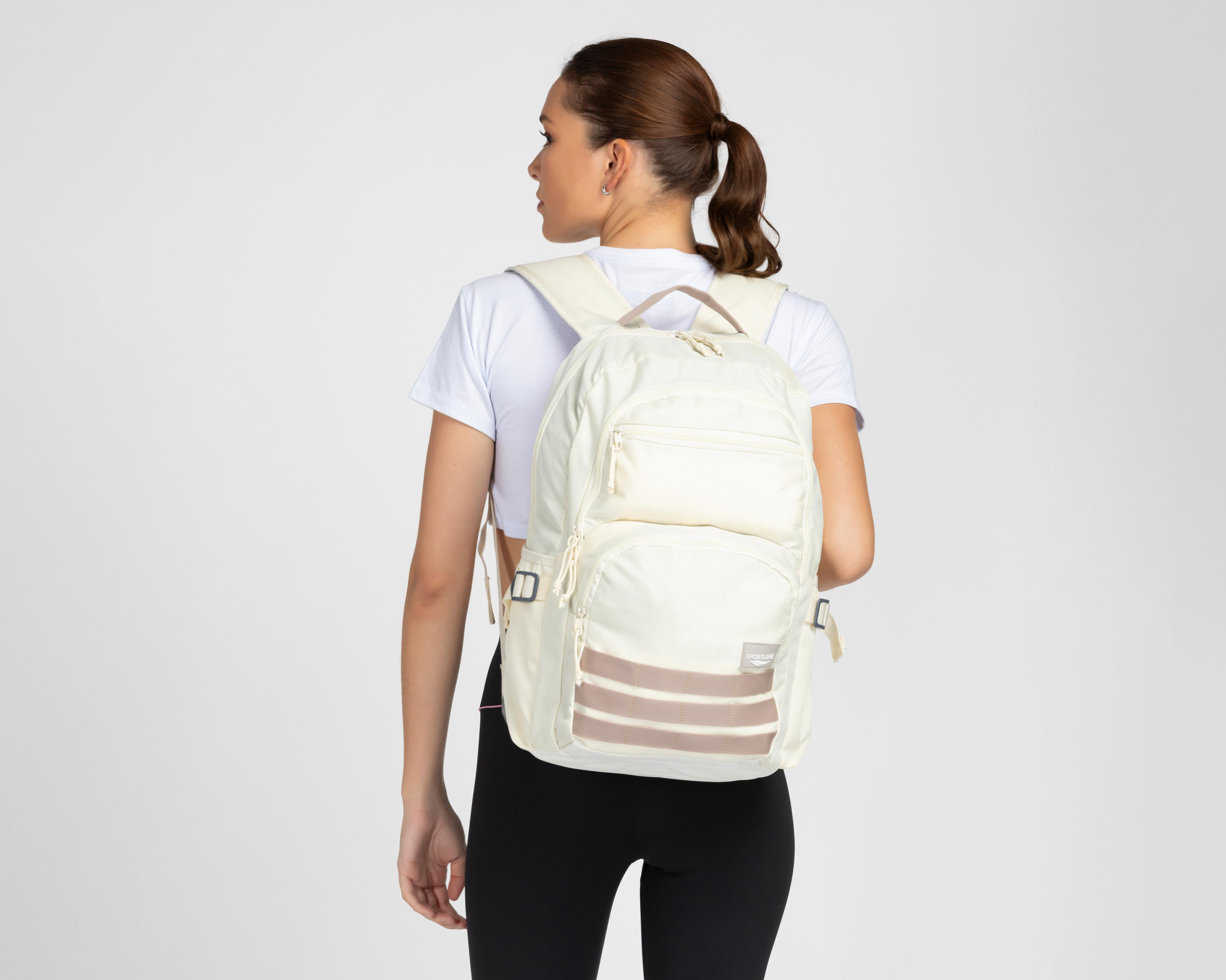 Foto 9 pulgar | Mochila Escolar Sportline Beige