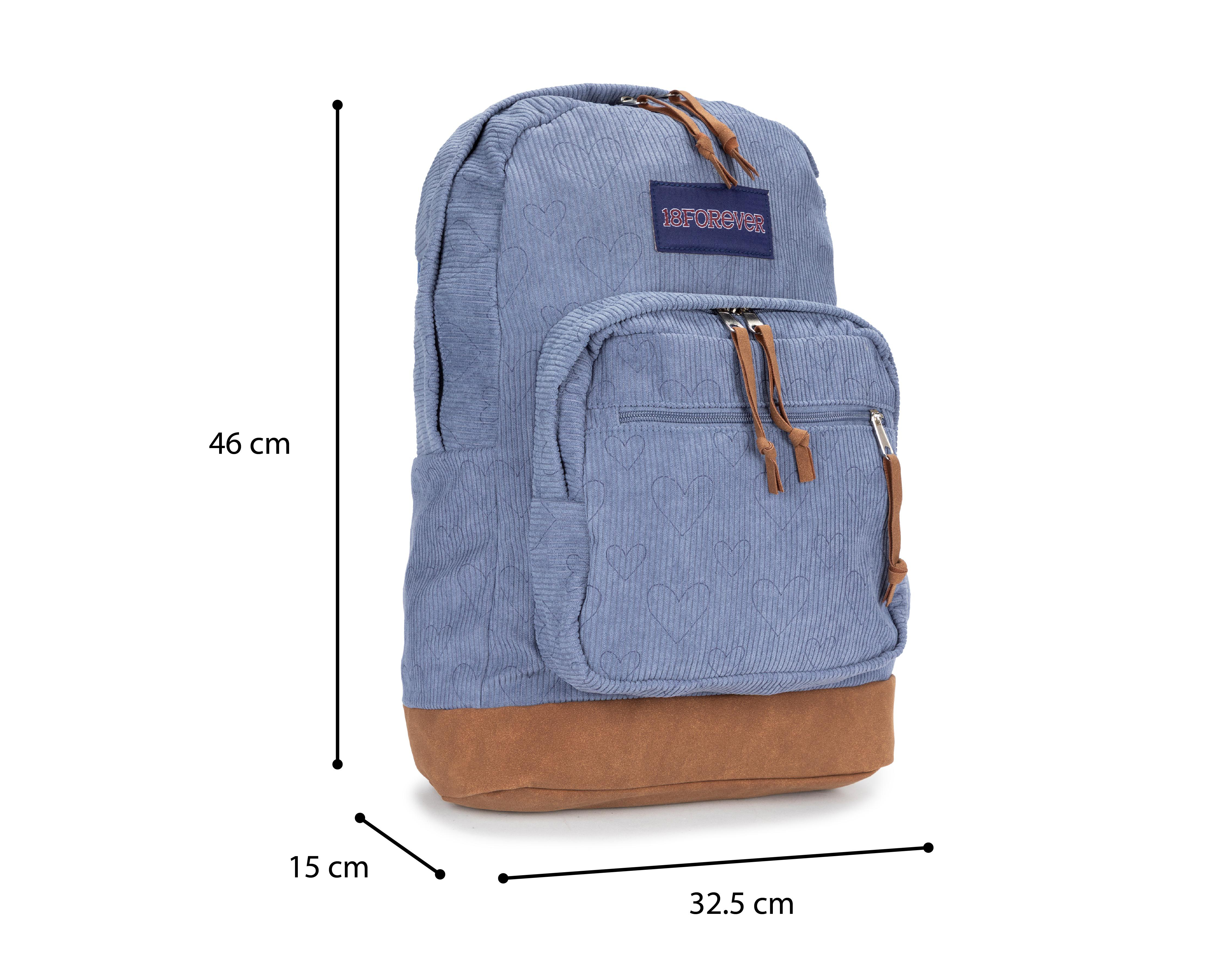 Foto 7 | Mochila Escolar 18 Forever Azul