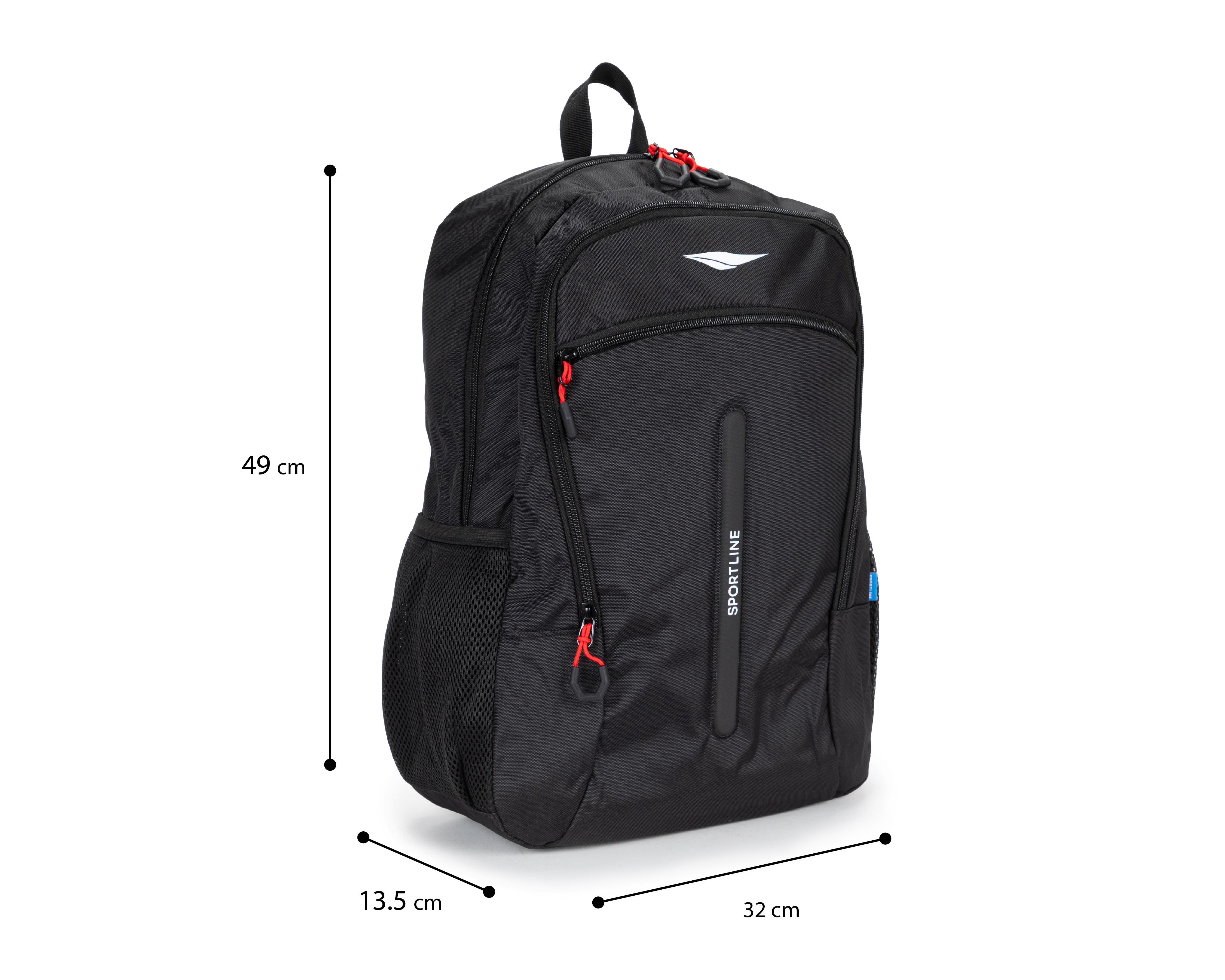 Foto 8 pulgar | Mochila Sportline Negra