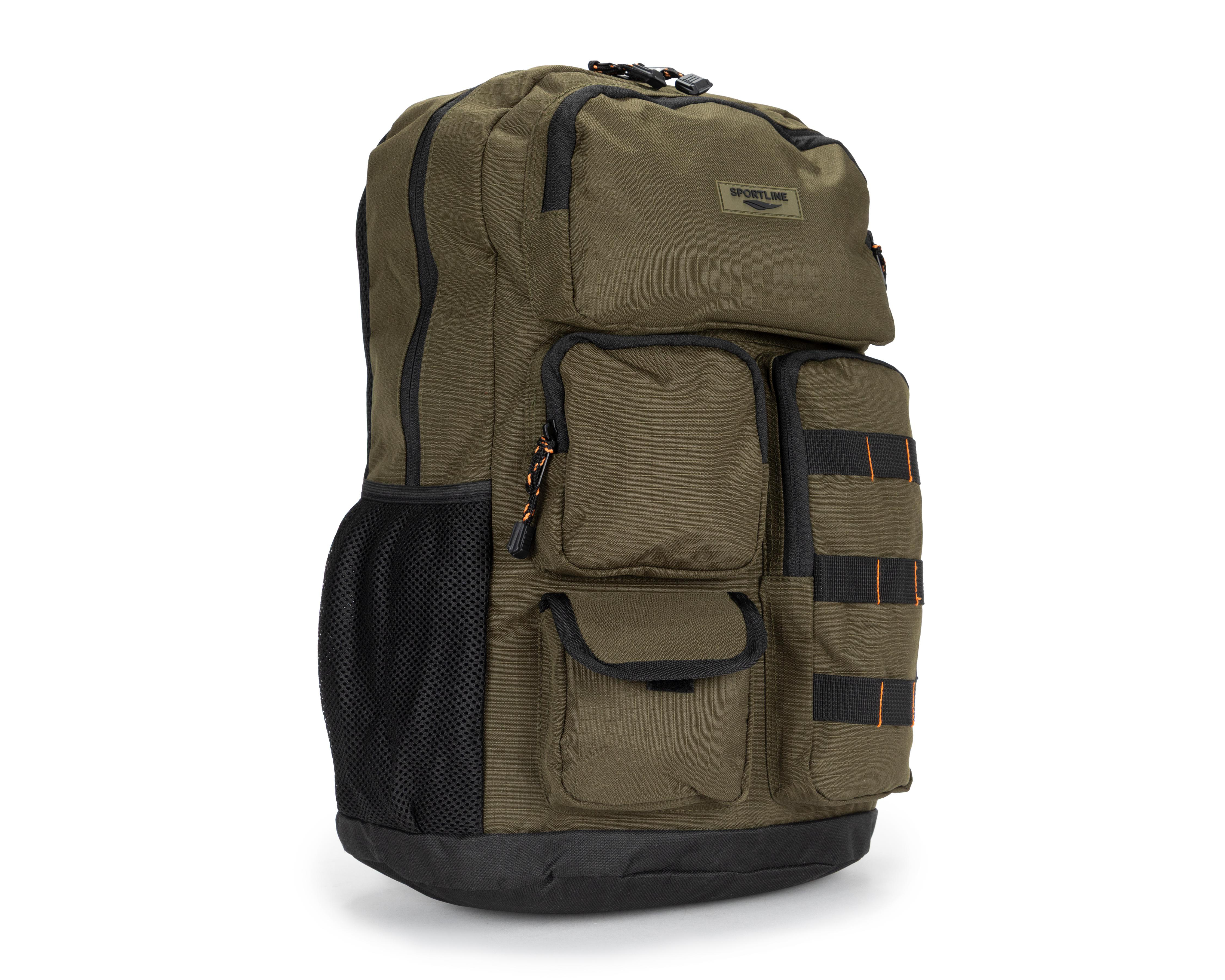 Foto 3 pulgar | Mochila Sportline Verde Olivo