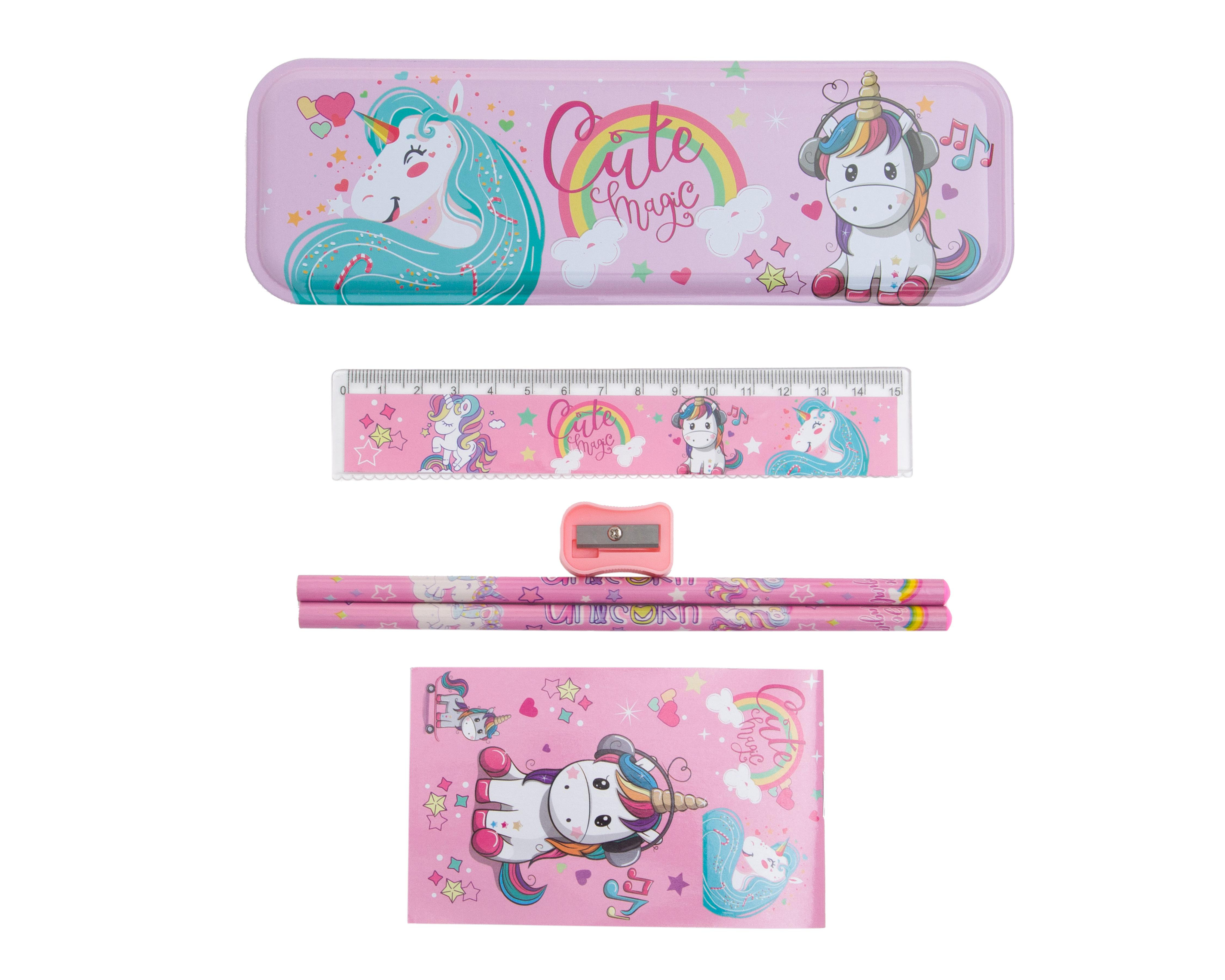 Foto 2 | Lapicera de Unicornio Minigami 7 Piezas
