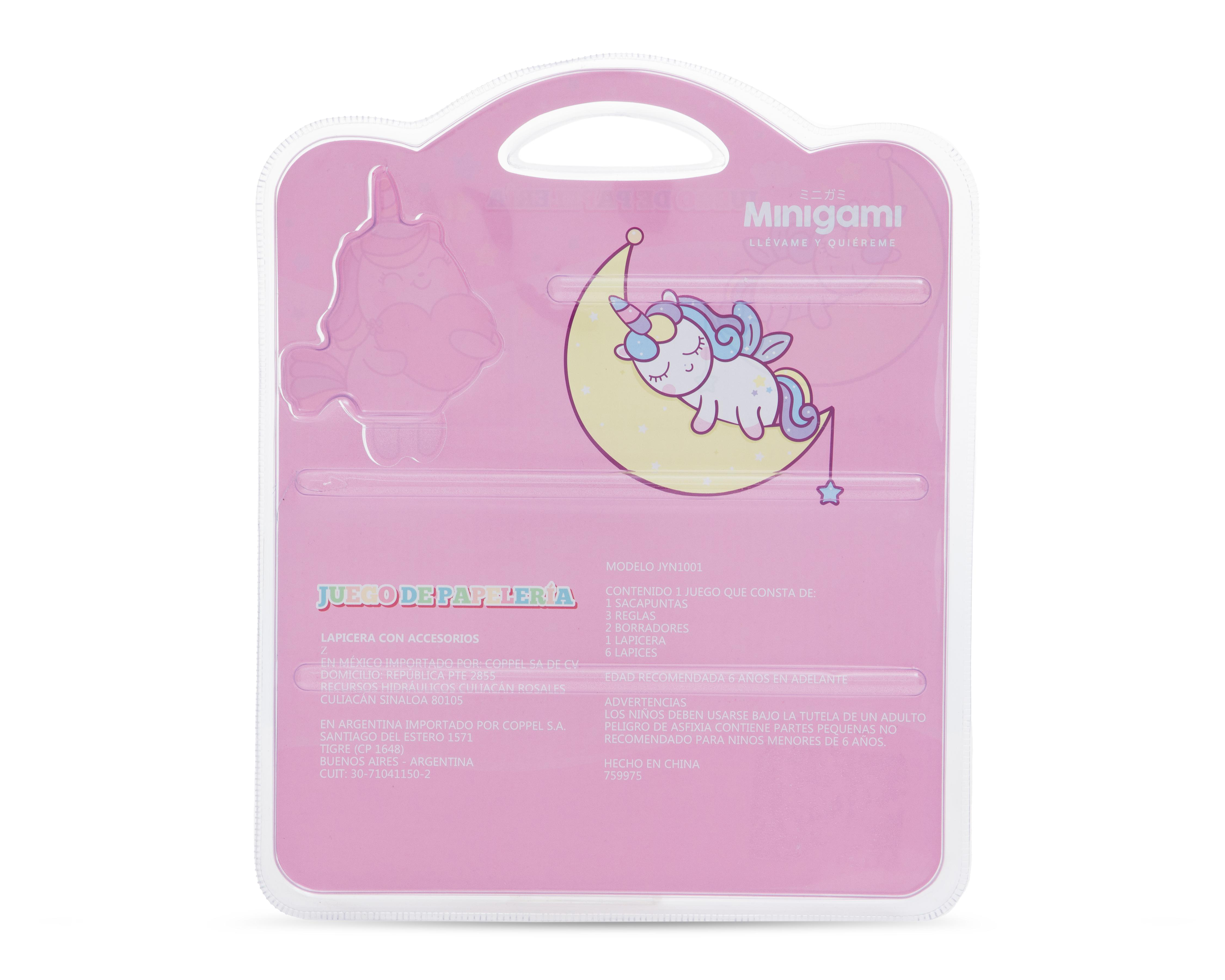 Foto 6 pulgar | Lapicera de Unicornio Minigami con Accesorios