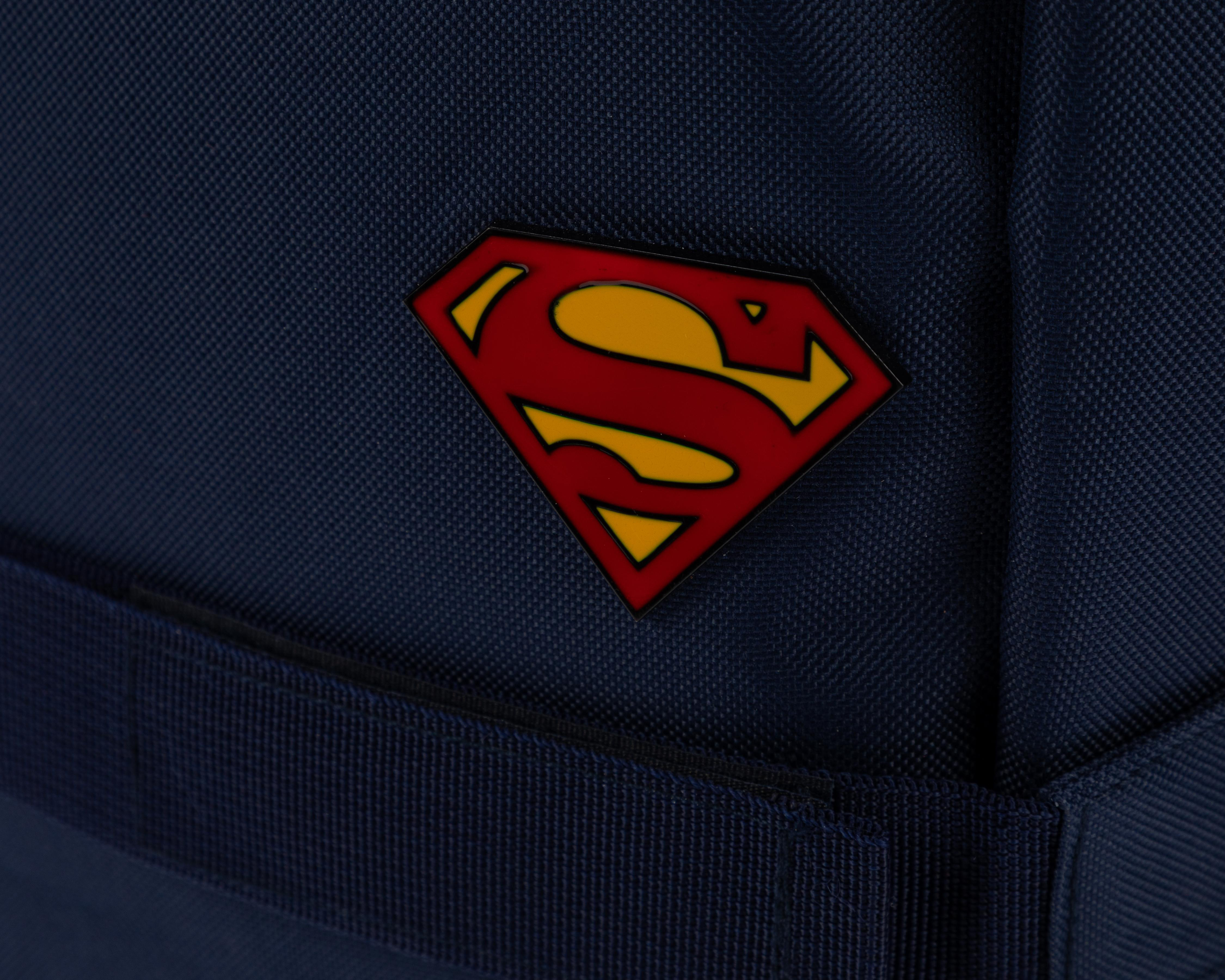 Foto 6 pulgar | Mochila Superman Azul
