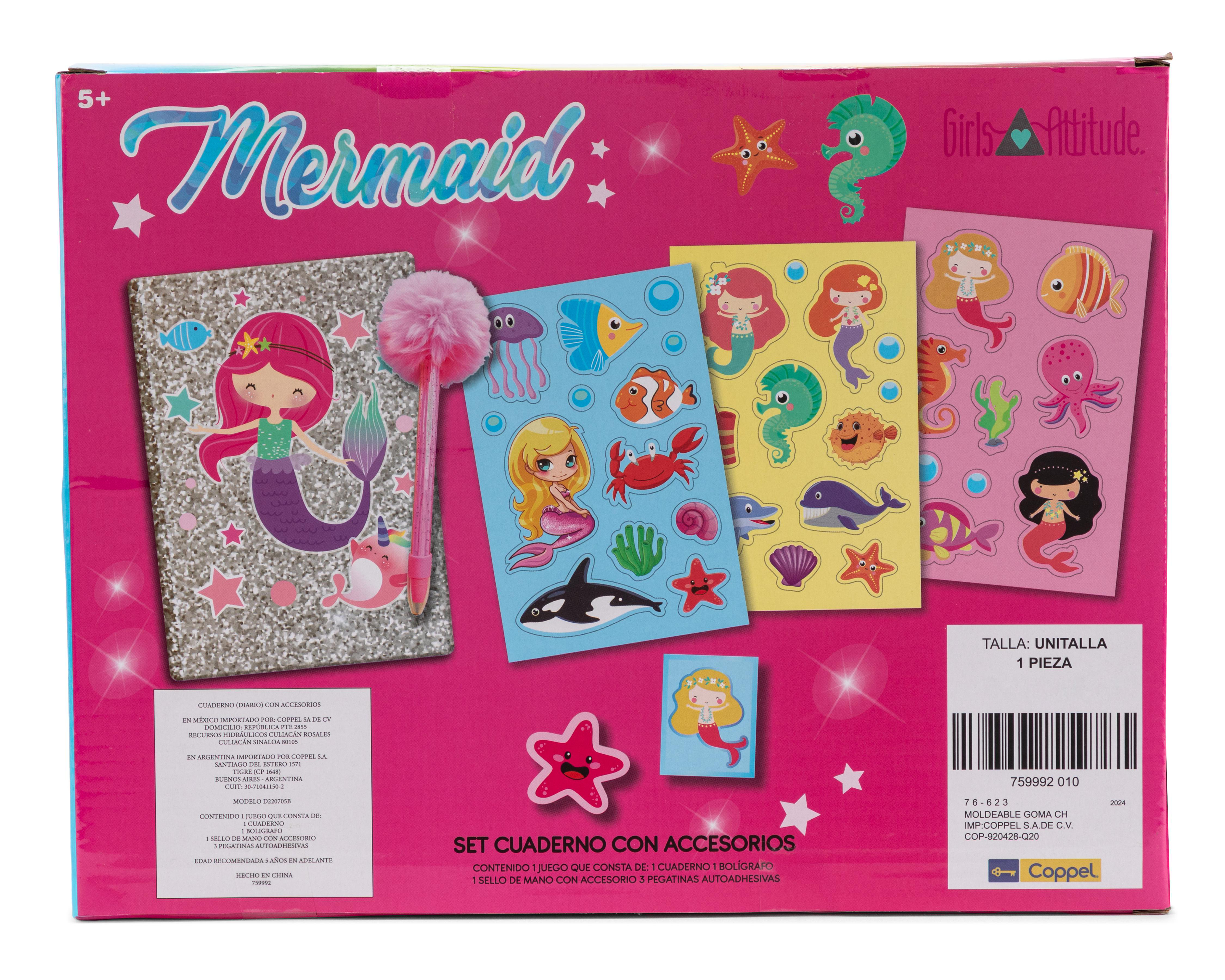 Foto 3 pulgar | Set de Cuaderno Girls Attitude 7 piezas