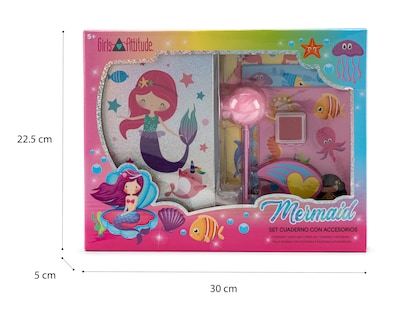 Foto 5 | Set de Cuaderno Girls Attitude 7 piezas