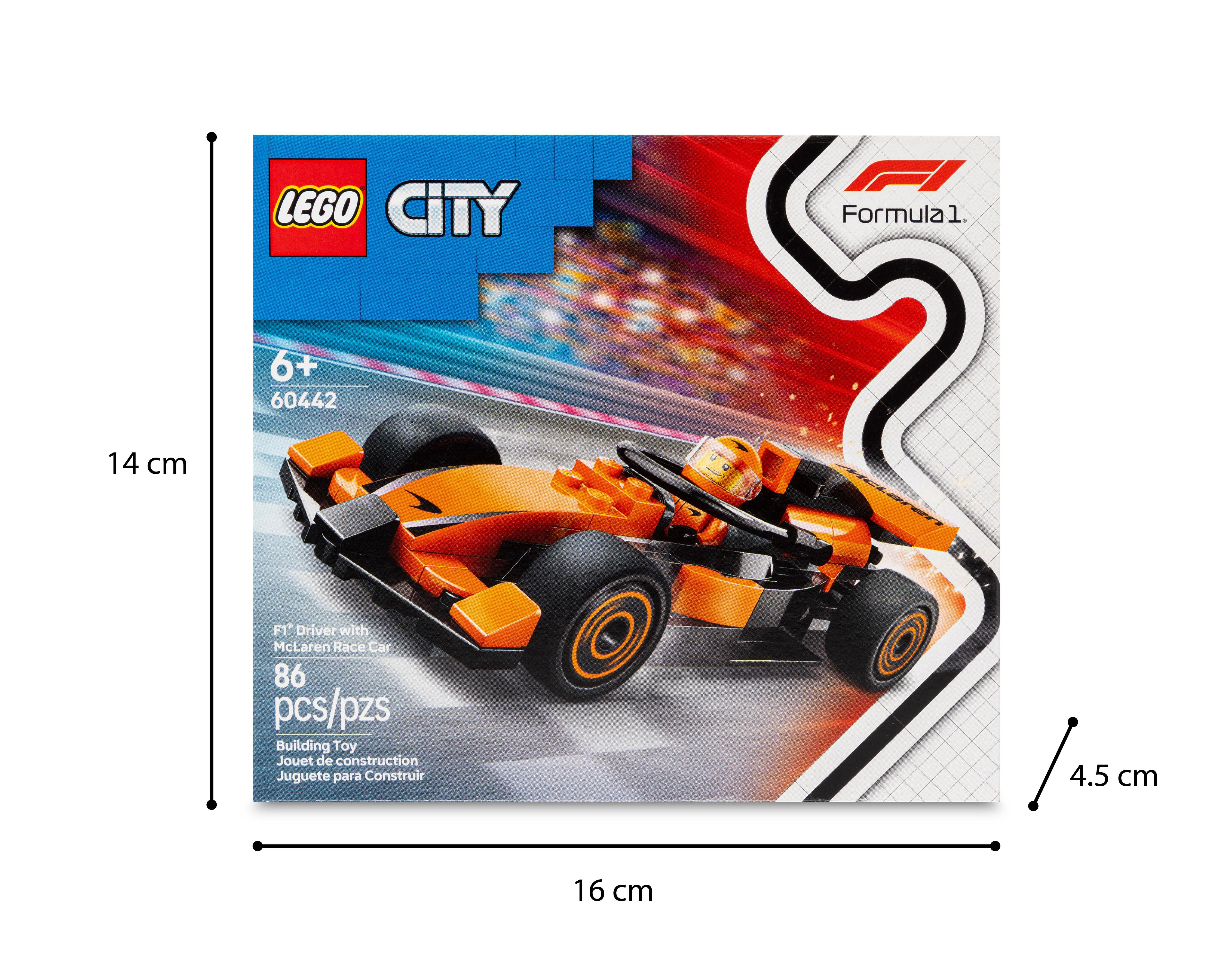 Foto 4 pulgar | LEGO City: Piloto de F1 con Coche McLaren