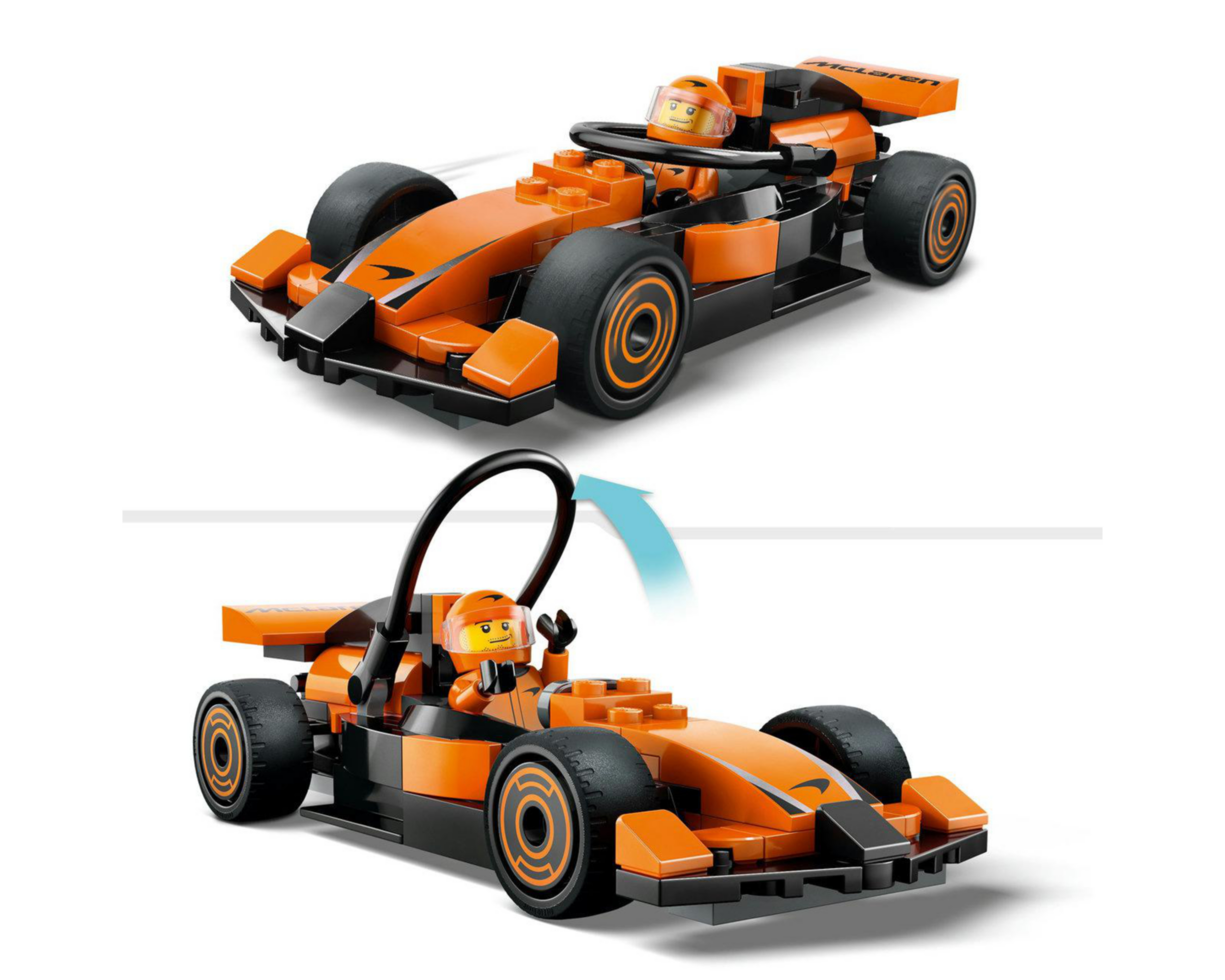 Foto 8 pulgar | LEGO City: Piloto de F1 con Coche McLaren