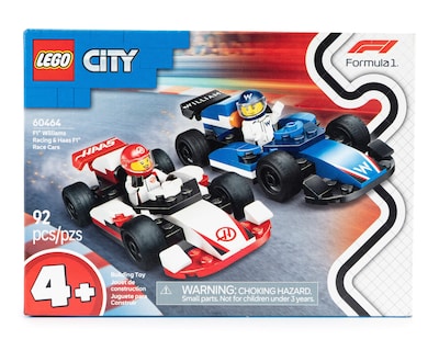 Foto 1 | LEGO City: Coches de F1 Williams Racing y Haas F1